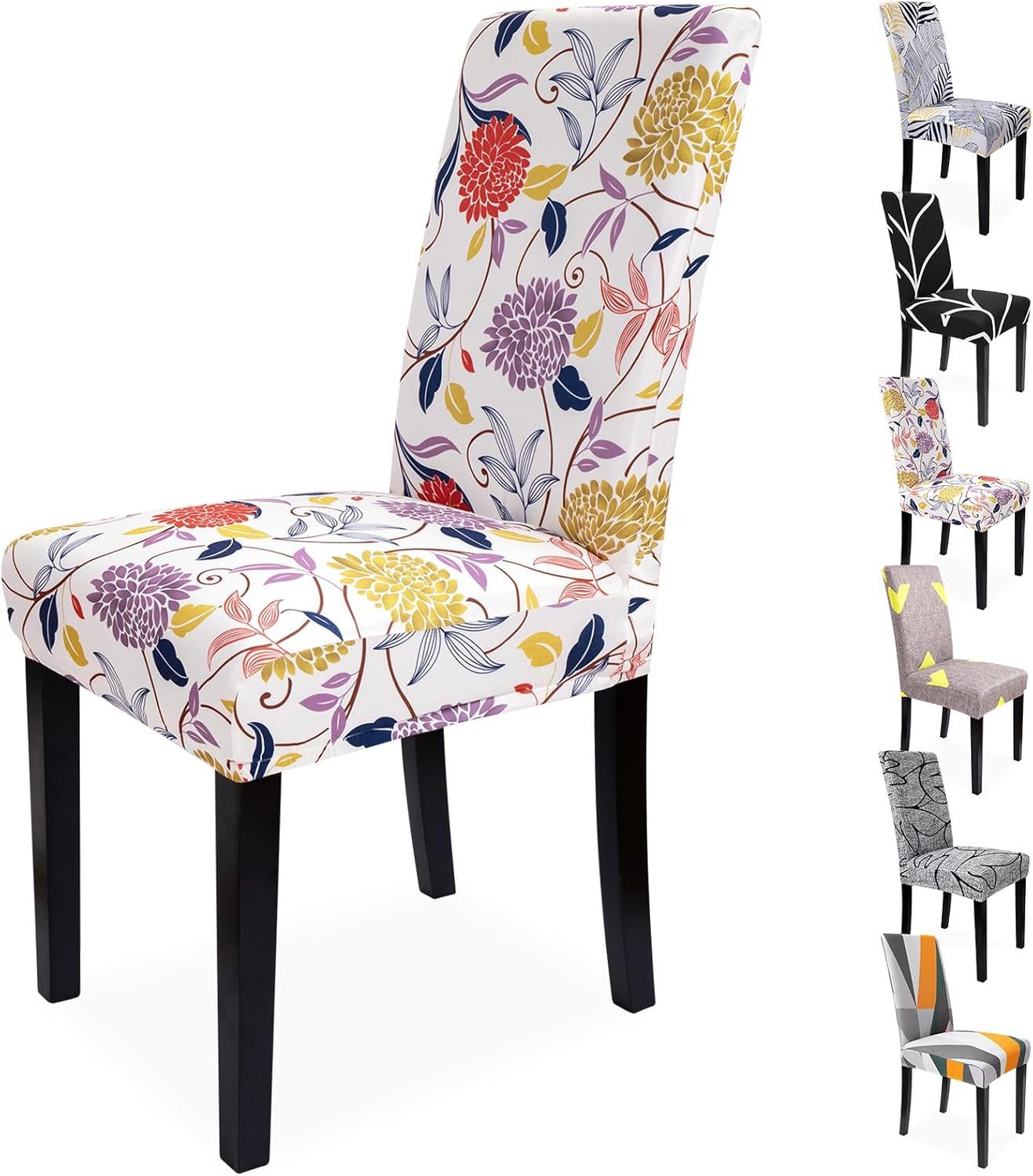 Coonoor Stuhlhusse Stretch Stuhlbezug,Graffiti Modernes Muster Waschbar Stu günstig online kaufen