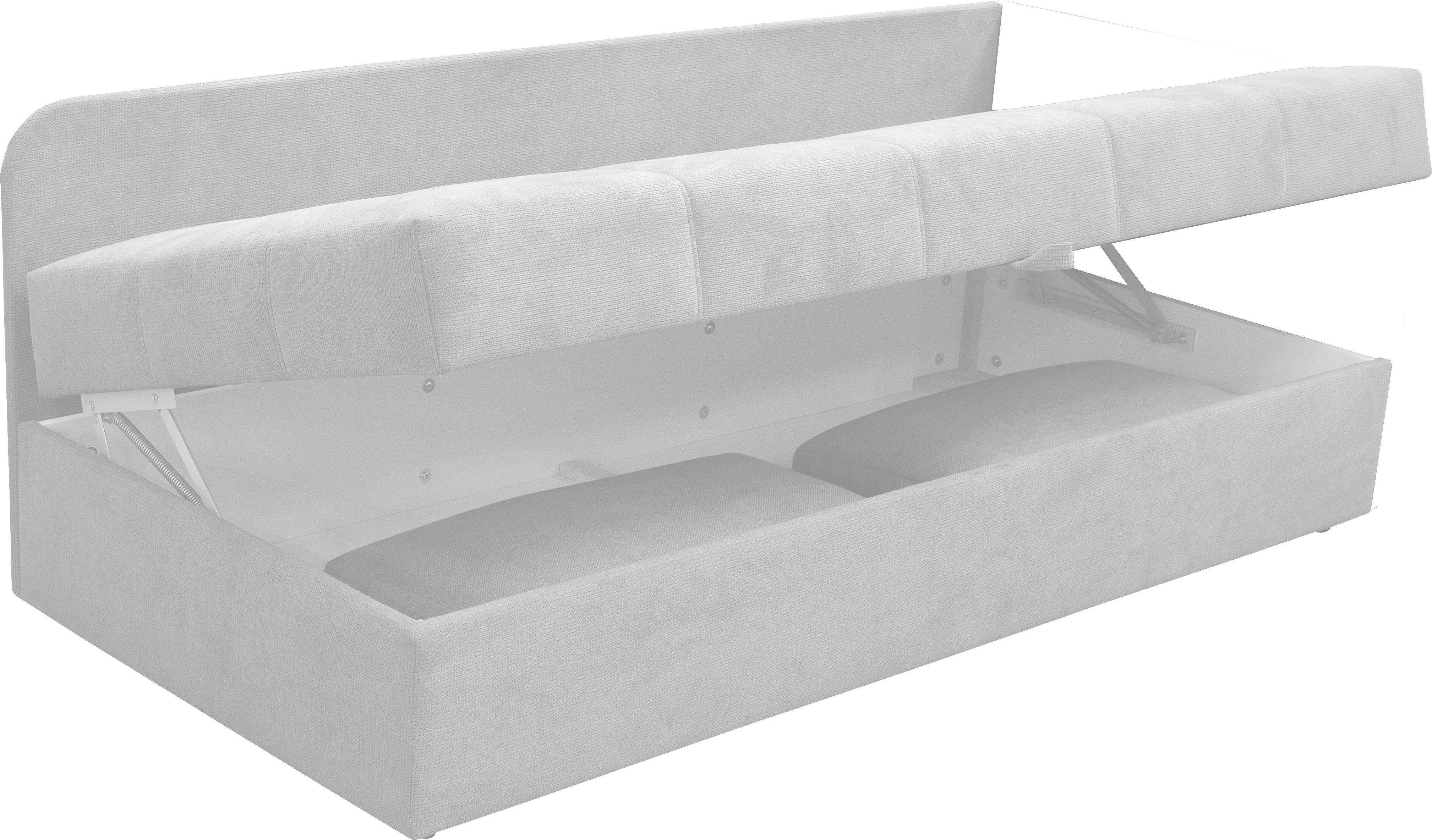 alina Schlafsofa Marla, inkl. Stauraum und 2 Rückenkissen