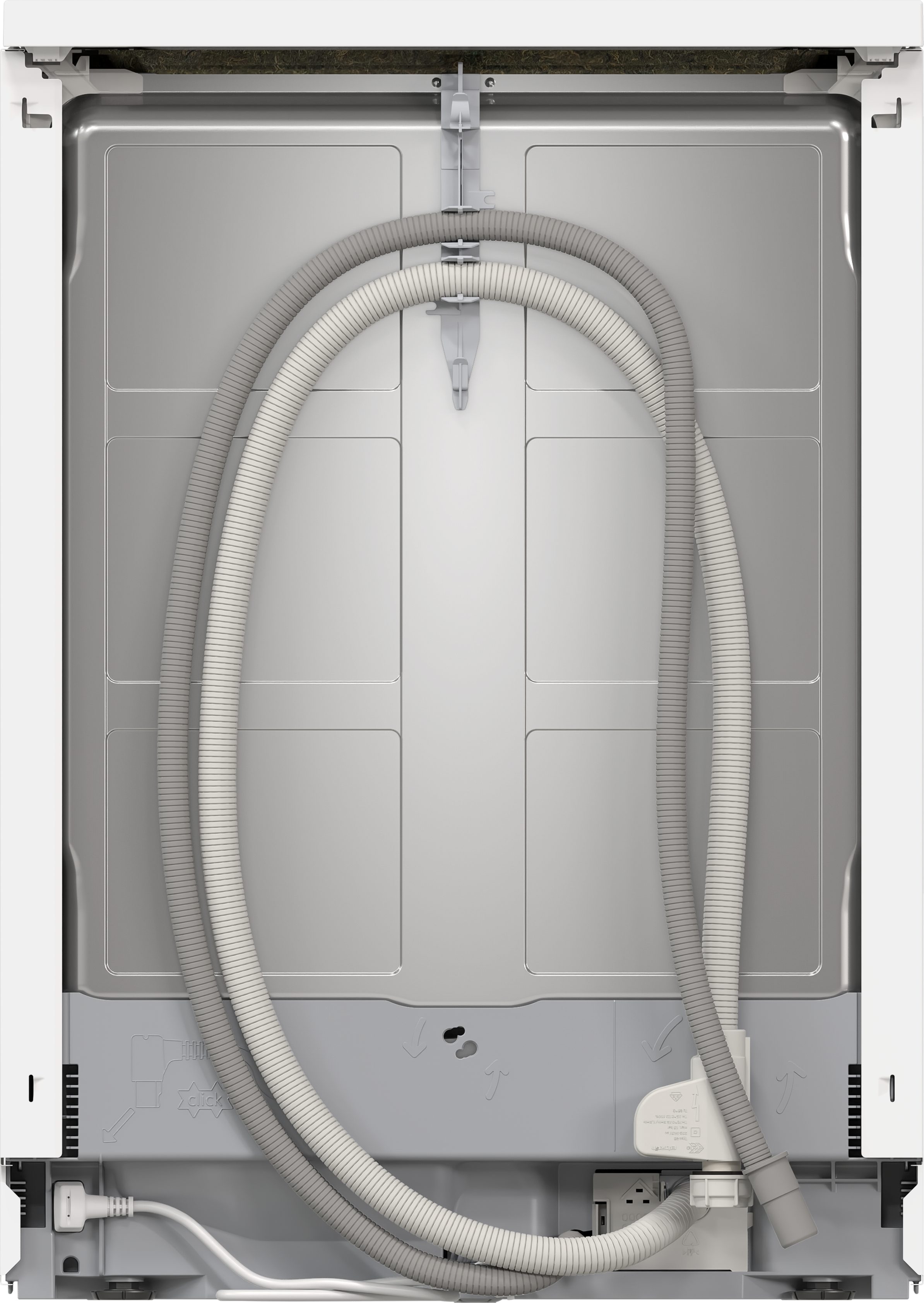 SIEMENS Standgeschirrspüler iQ300 SN23EW28AE, 13 Maßgedecke, Made in Germany, flexible Körbe & Schubladen, Spülturbo varioSpeed – Bild 2 von 5