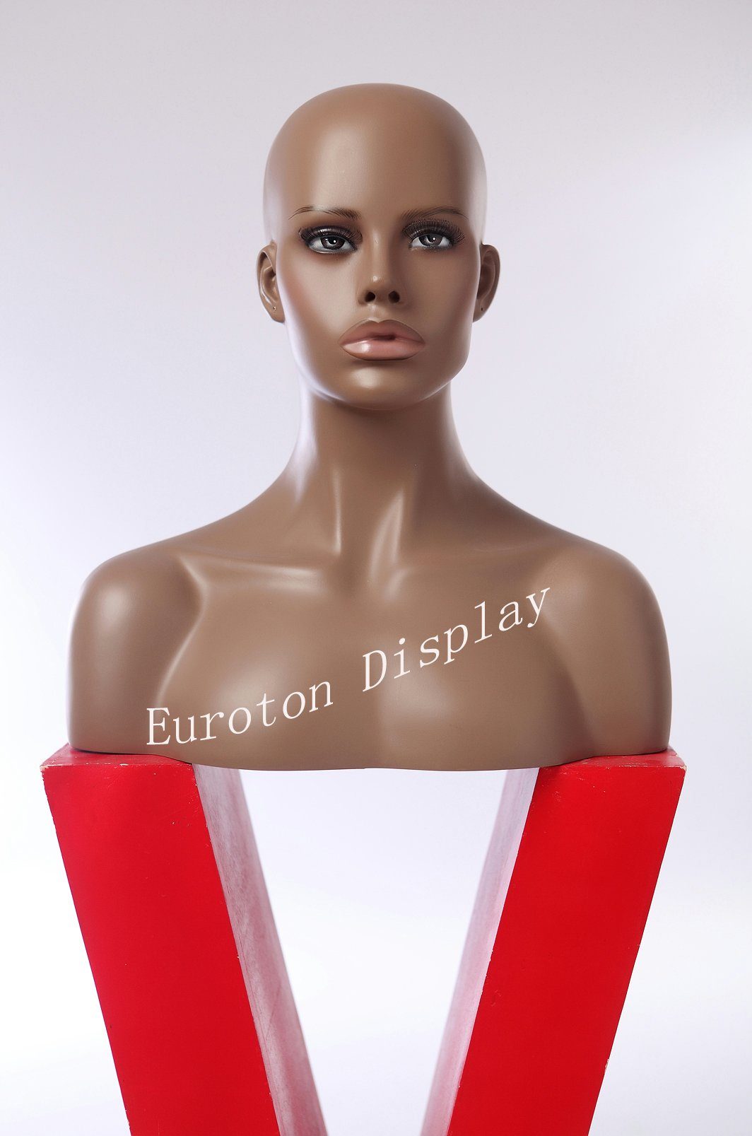 Eurotondisplay Schneiderpuppe Dekokopf Mann oder Frau Hochwertig beige Neu, Nicht zutreffend