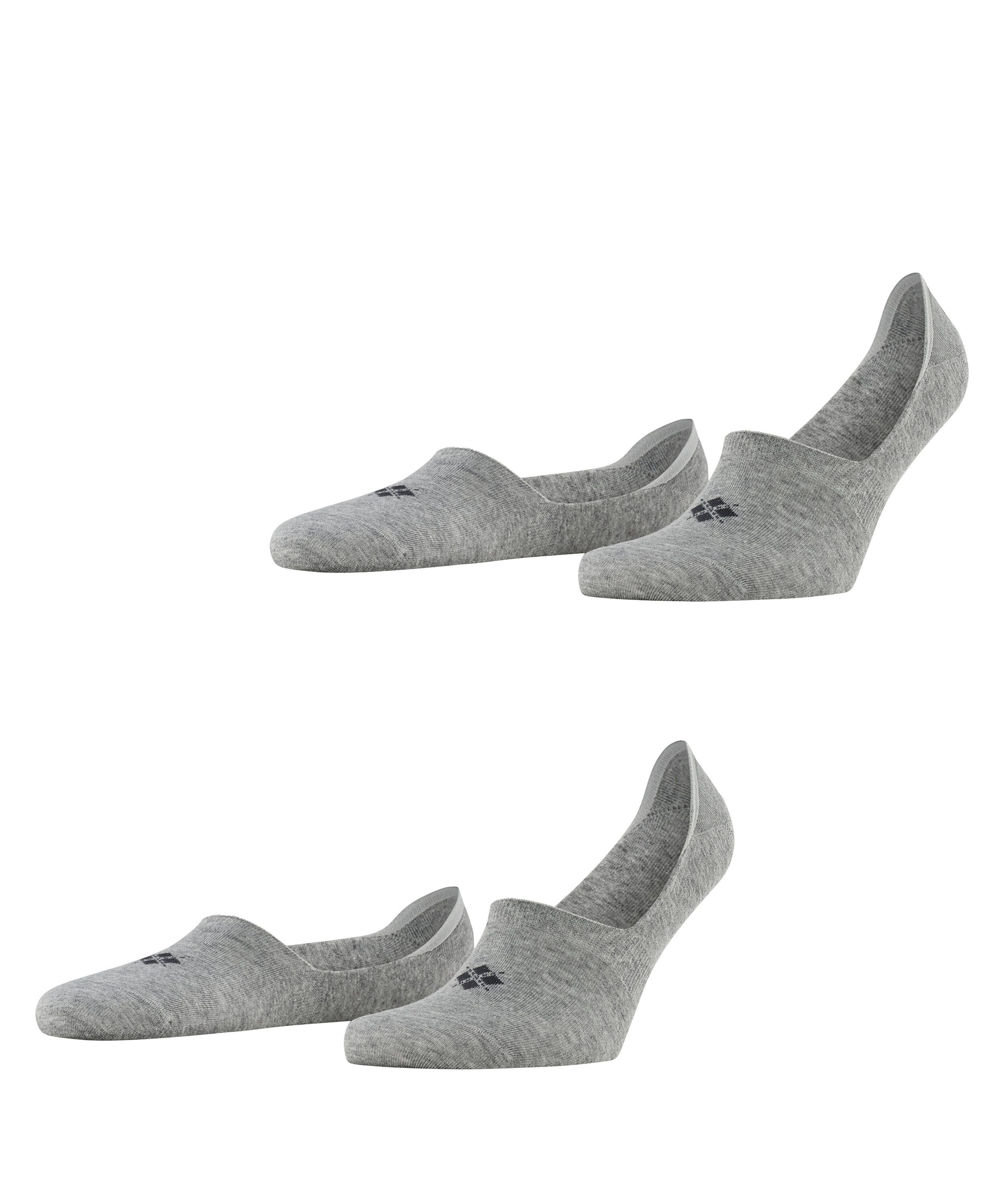 Burlington Füßlinge Everyday (2 Paar) unifarben, eingestricktes Burlington-Logo