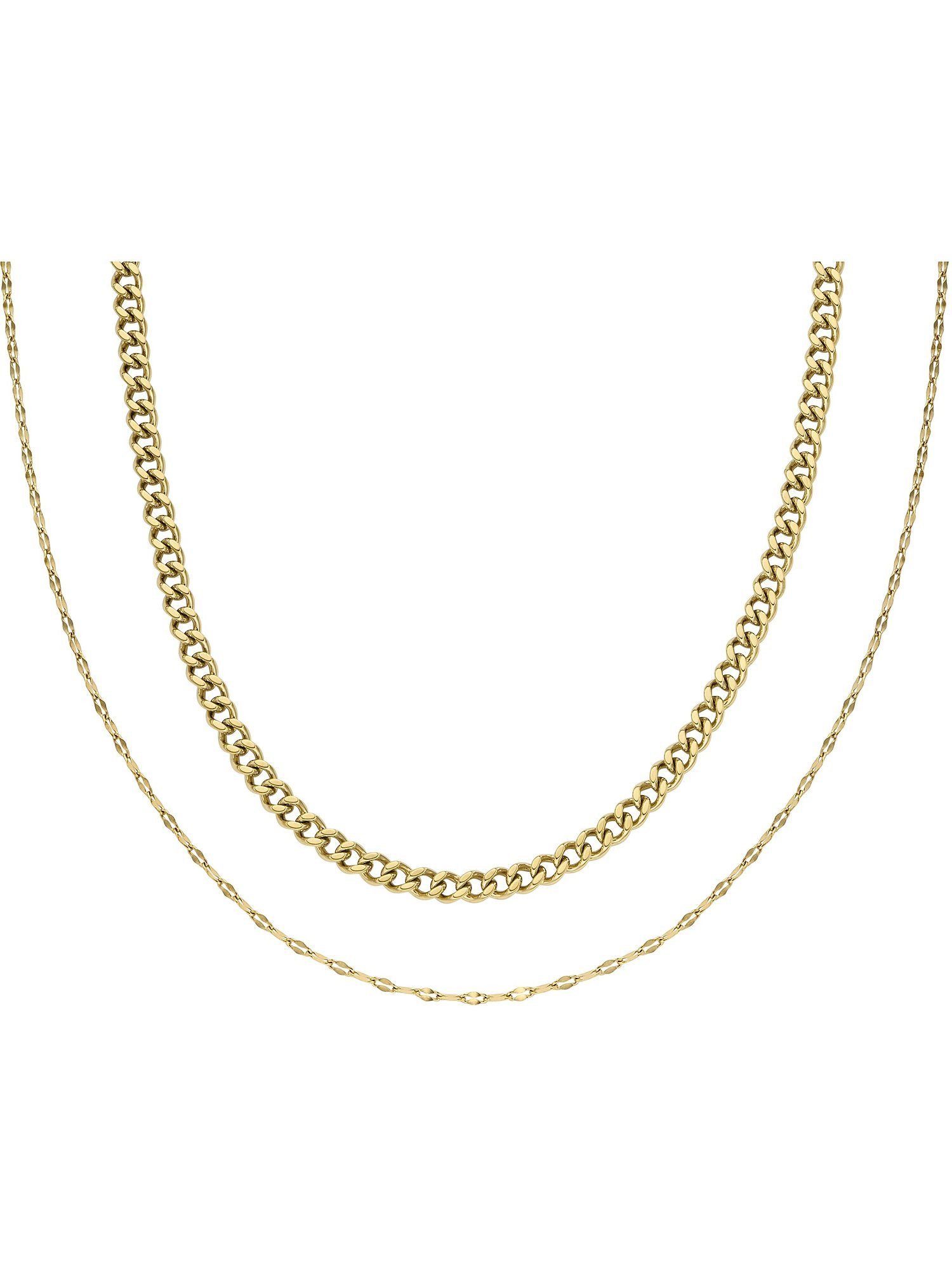 Fossil Collier Fossil Damen-Kette Edelst...