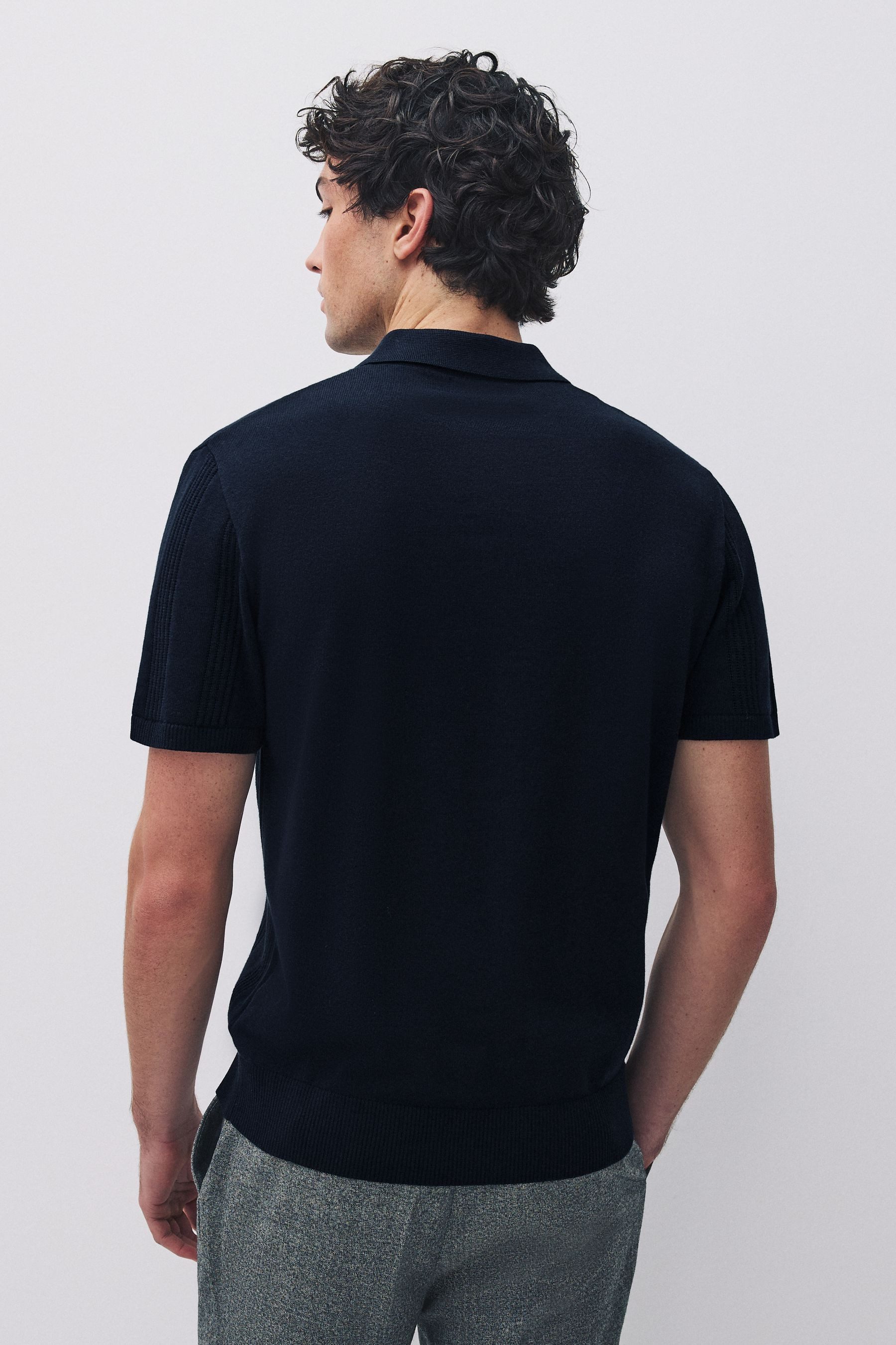 Next Poloshirt Regular Fit Poloshirts aus Strick, 2er-Pack (2-tlg)