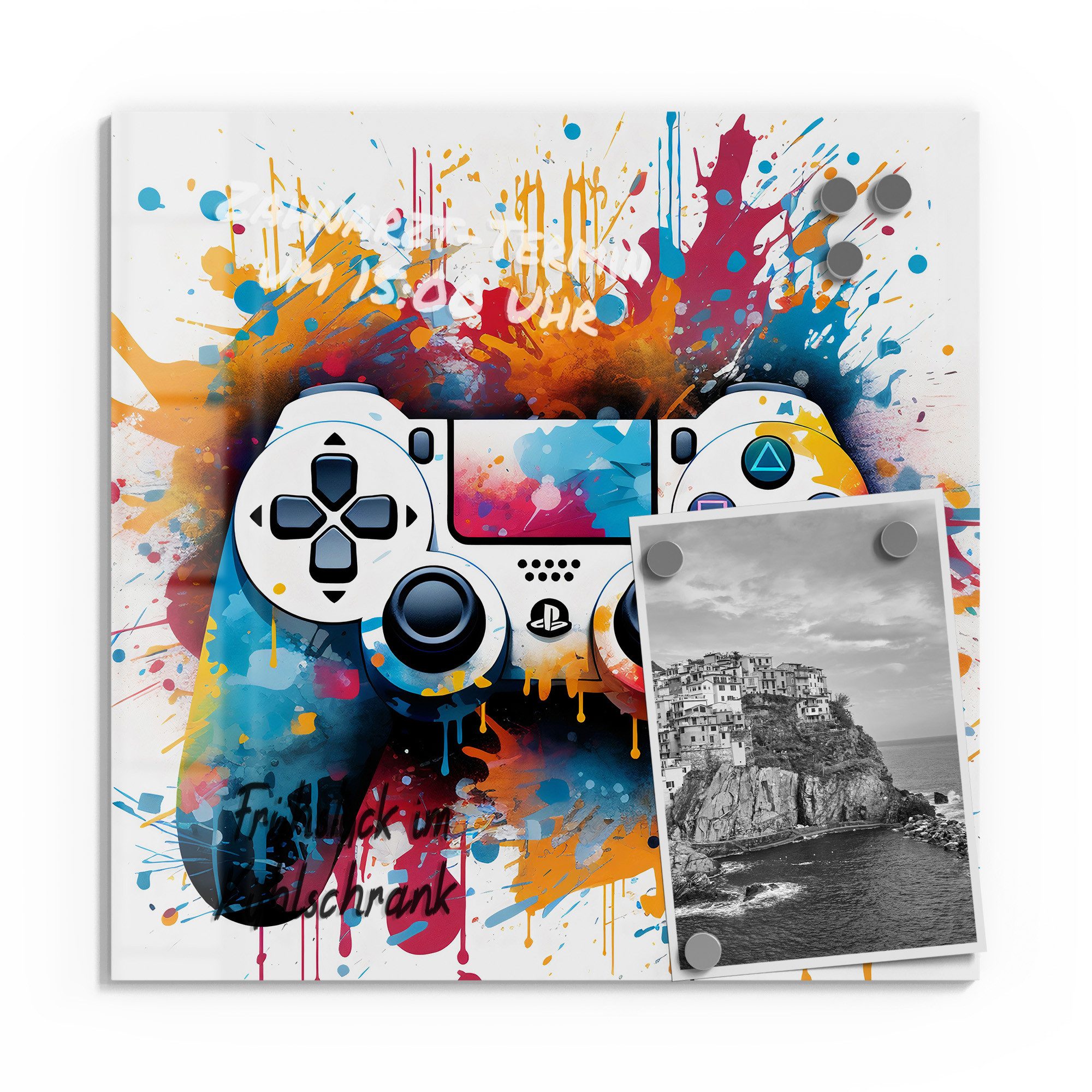 DEQOART Magnettafel 'Game-Rausch in Farbe', Whiteboard günstig online kaufen