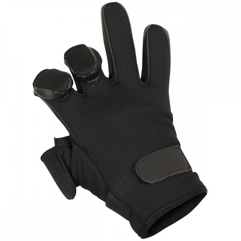 MFH Neoprenhandschuhe Fingerhandschuhe, Mesh, Neopren, schwarz - XXL Daumen günstig online kaufen
