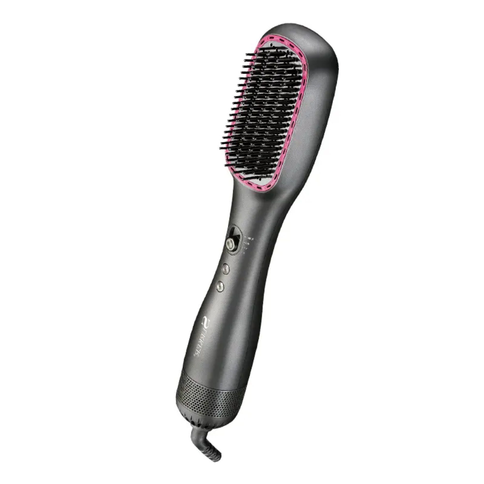 SURKER Warmluftbürste Professionelle tragbare Haarglätter-Bürste Elektrische Haarbürste, Negative Ionen, 30 Sekunden schnelle Hitze, konstante Temperatur