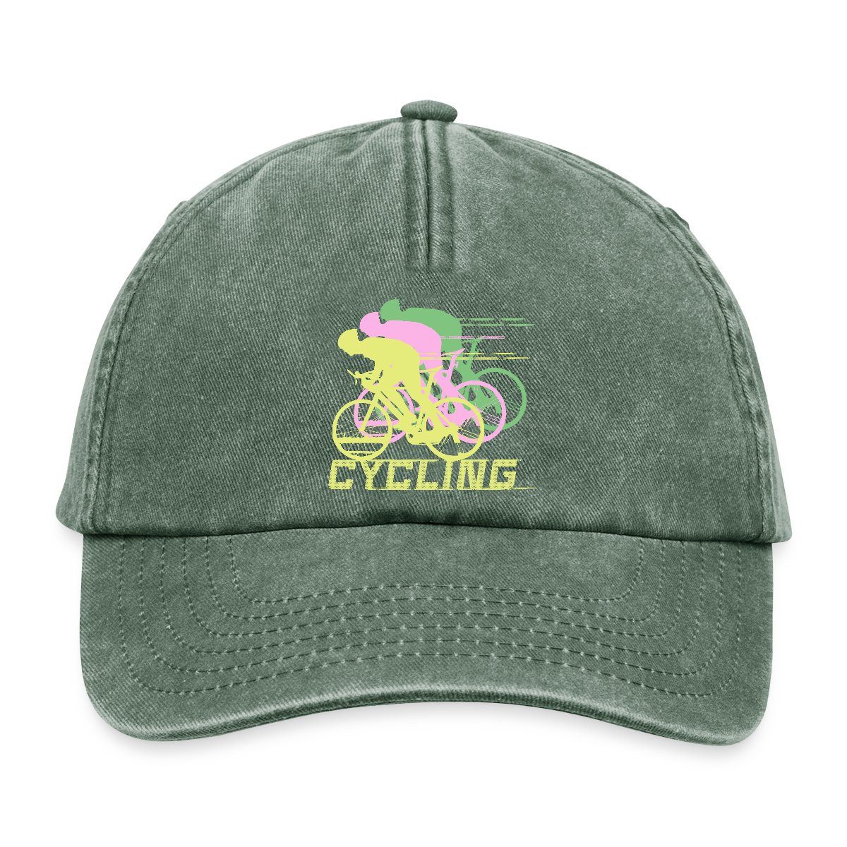 Spreadshirt Baseball Cap Fahrrad Sport Neon günstig online kaufen