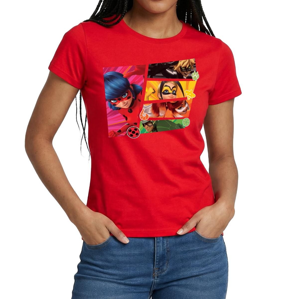 T-Shirt Miraculous Superhelden Frauen T-Shirt
