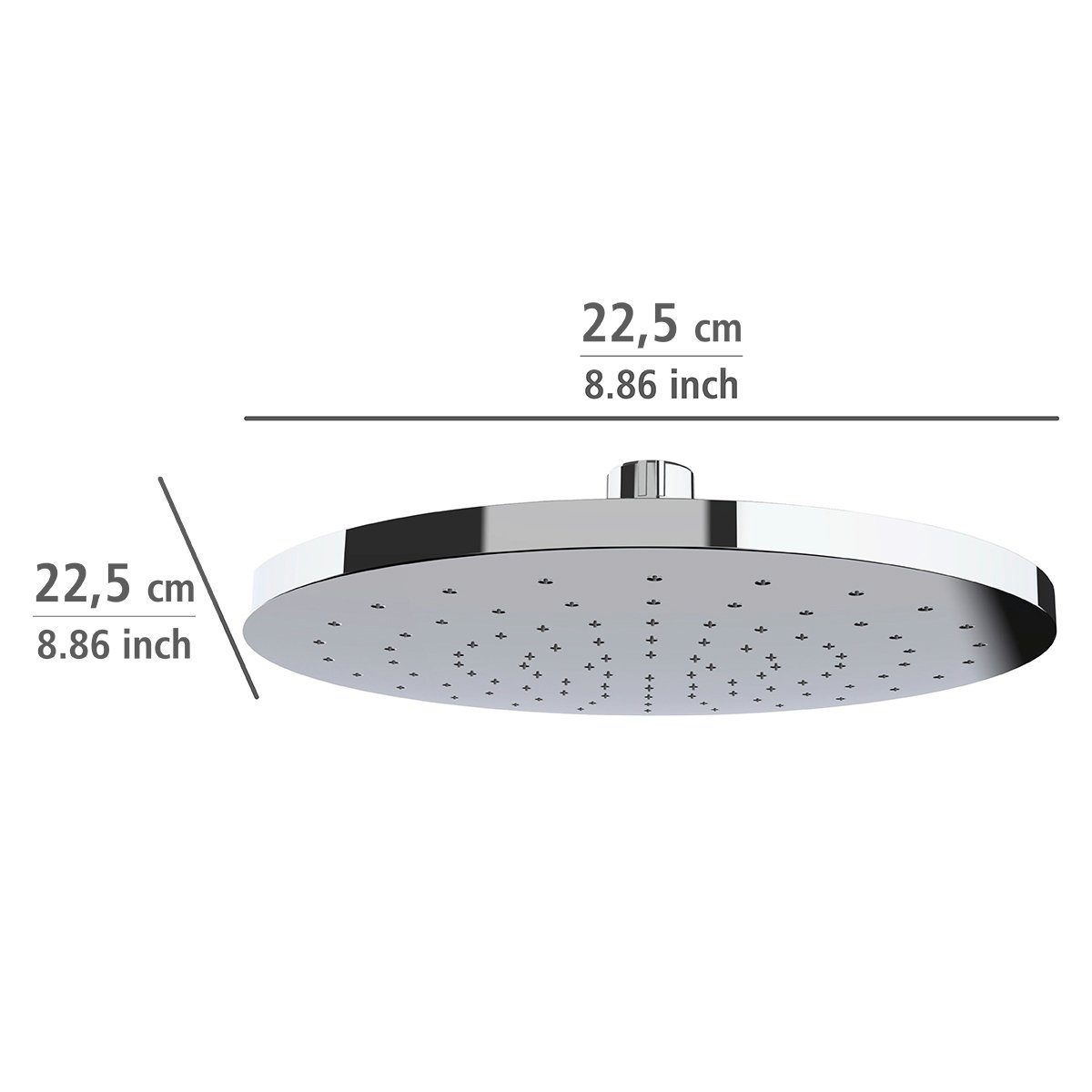 Watersaving Durchmesser System, Automatic Regenduschkopf WENKO cm 22,5 Cleaning, Regenduschkopf