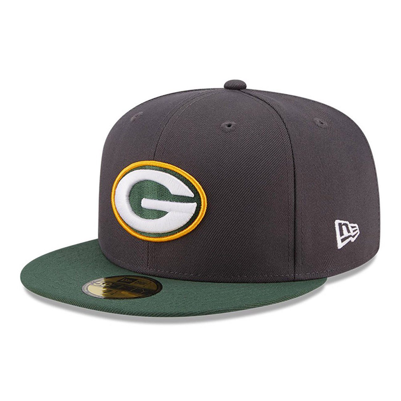 Baseball Cap New Era 59FIFTY Green Bay Packers NF Cap grey 7 1/8