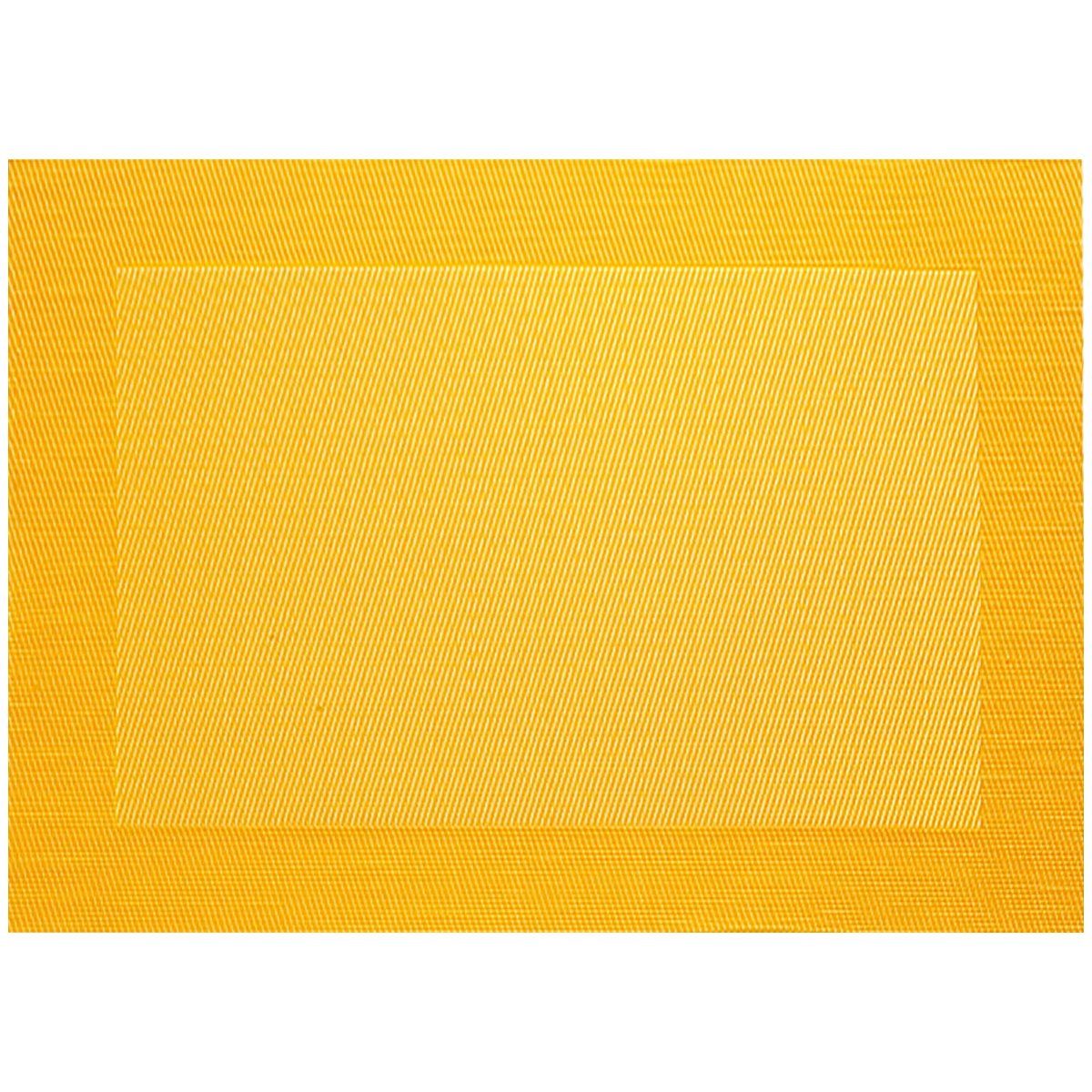 Platzset, Weboptik Tischset, ASA SELECTION, (1-St), 46 x 33 cm gelb