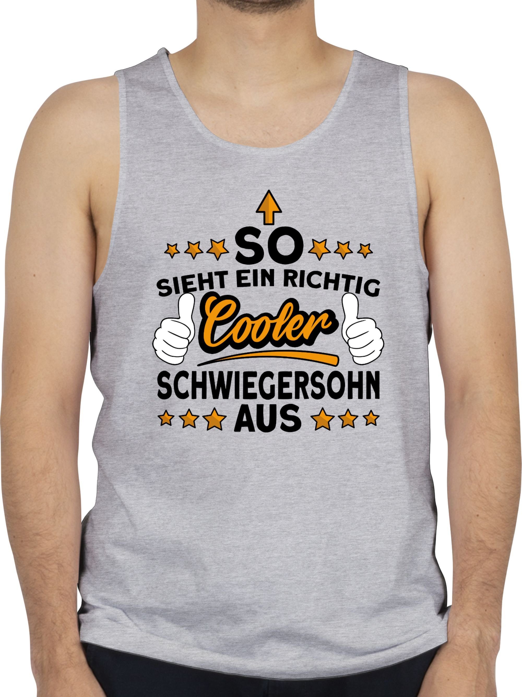 Shirtracer Tanktop »So sieht ein richtig cooler Schwiegersohn aus