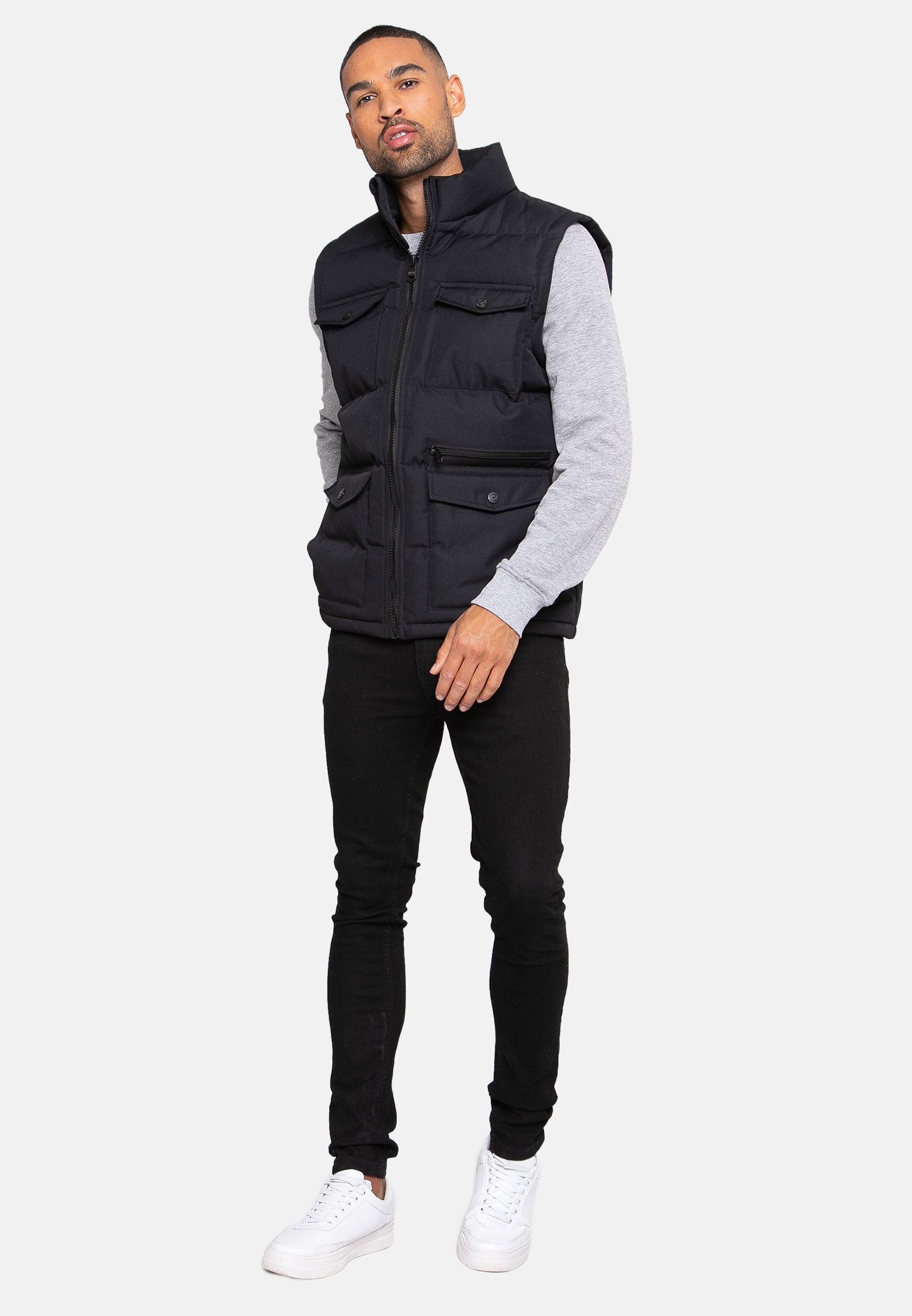 Threadbare Softshellweste Gilet Carver (1-tlg) mit hohem Kragen