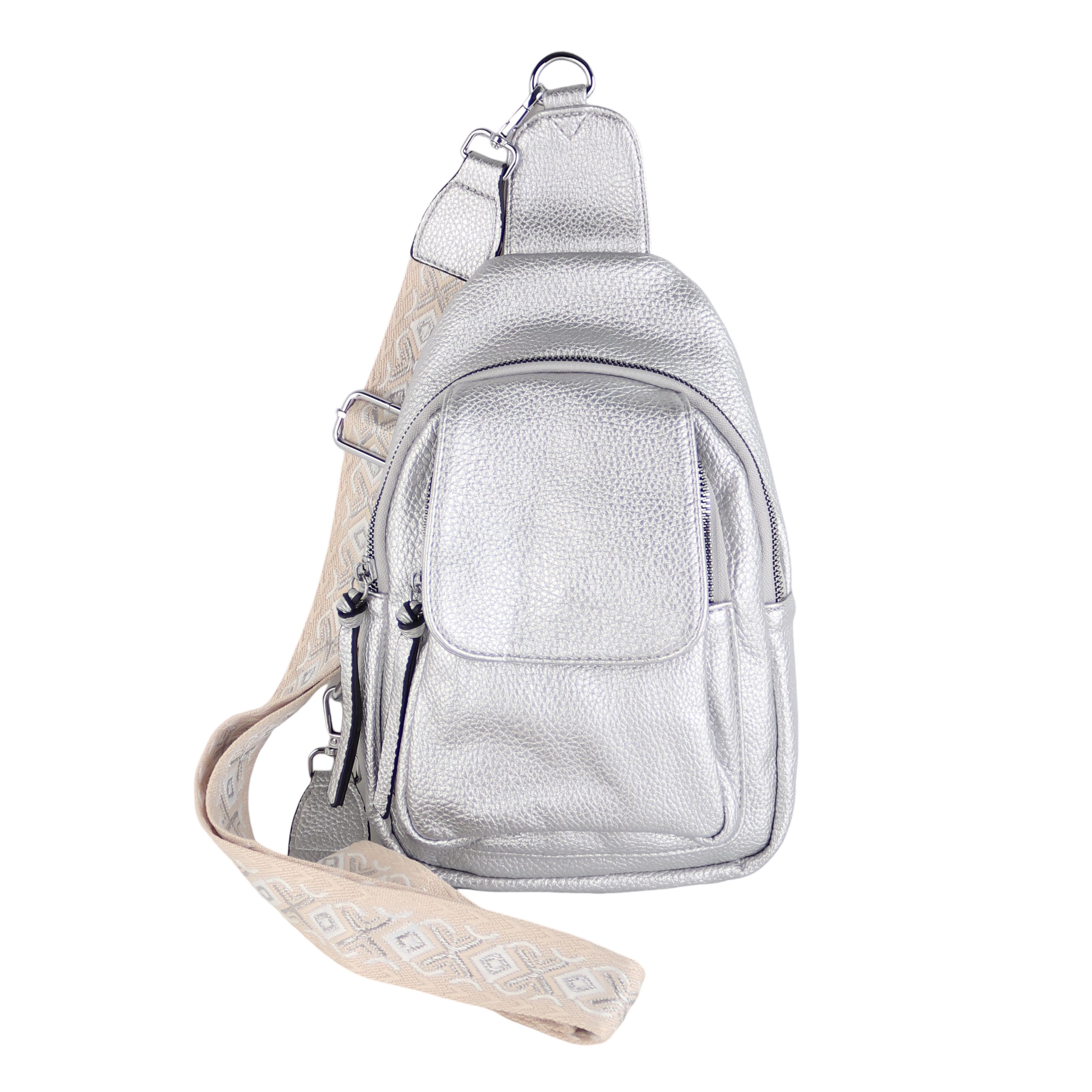 MIRROSI Umhängetasche Sling Bag,Brusttasche, Crossbody 19x28x8cm (für Ausflüge, Reisen, Wanderungen, und Partys, Mittelgroß), auch für die Verwendung als Rucksack oder Daypack geeignet