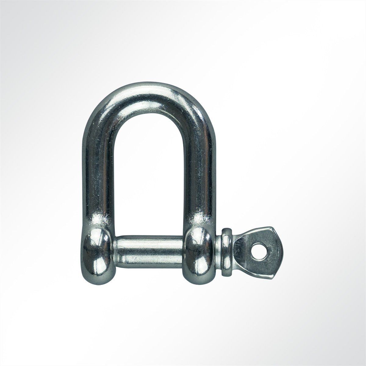 LYSEL® Zurrgurt Gerader Schäkel Verbinder Nirosta mit Schraubbolzen (1-St)