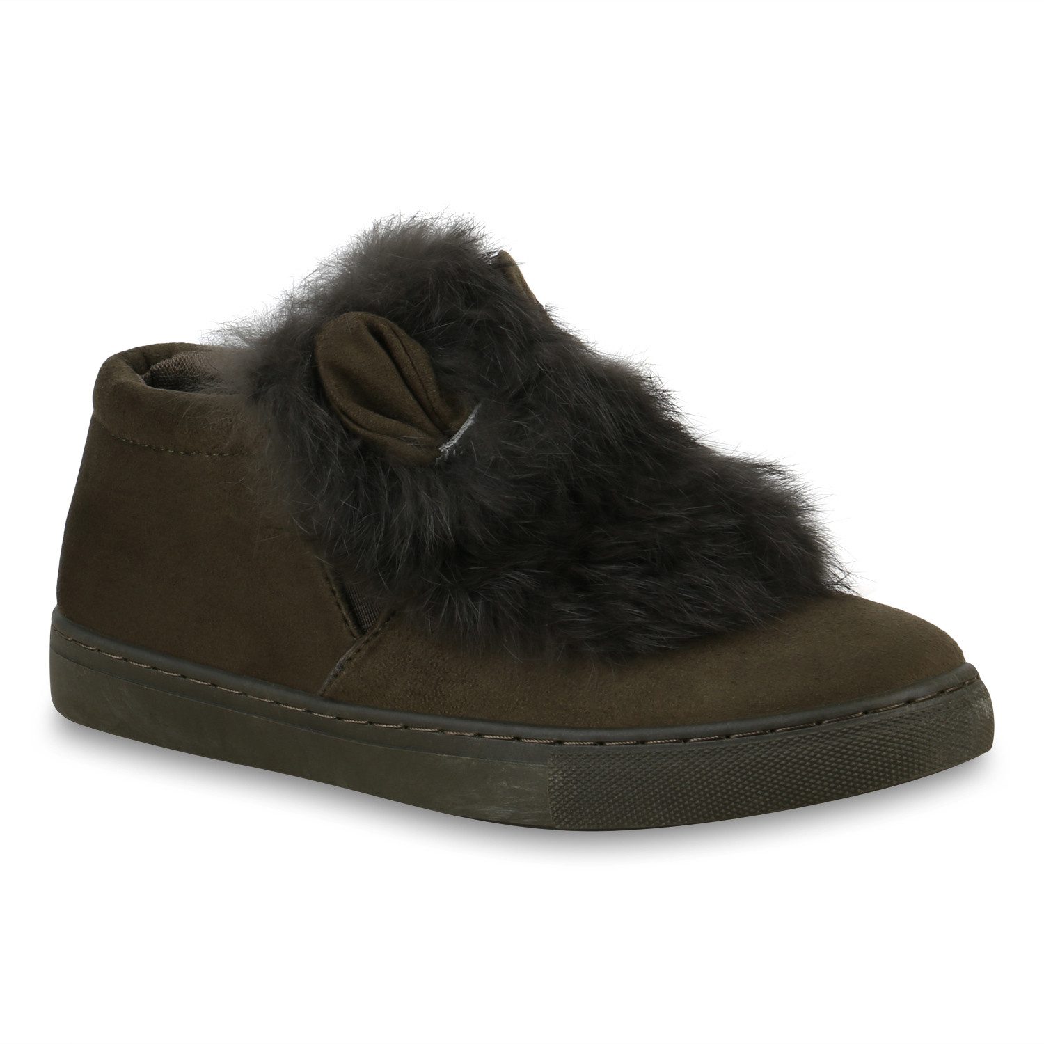 VAN HILL 825606 Slip-On Sneaker Damen Slip On Sneaker Fell Slippers Wildled günstig online kaufen