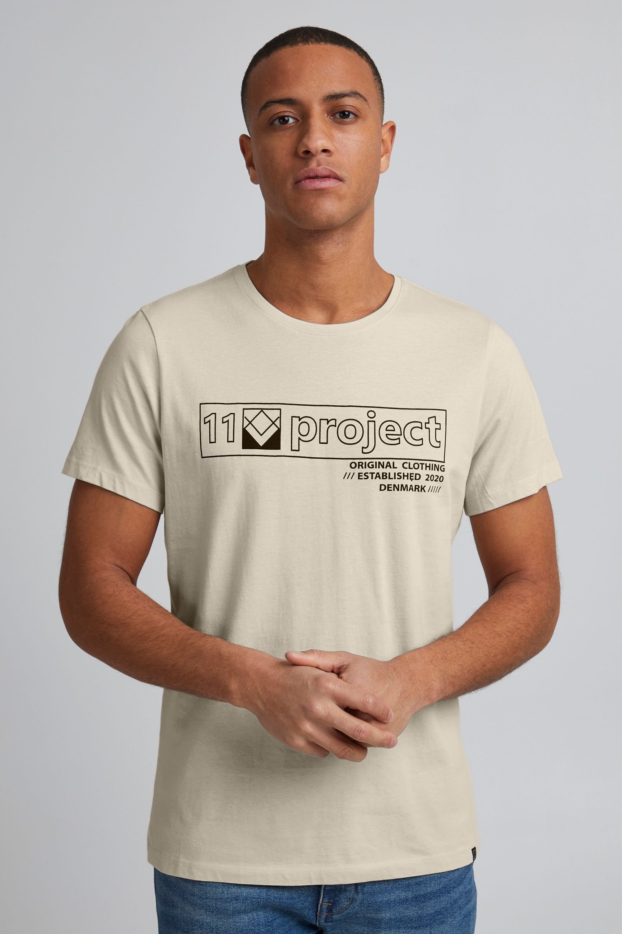 11 Project T-Shirt 11 Project PRMattis Oyster Gray