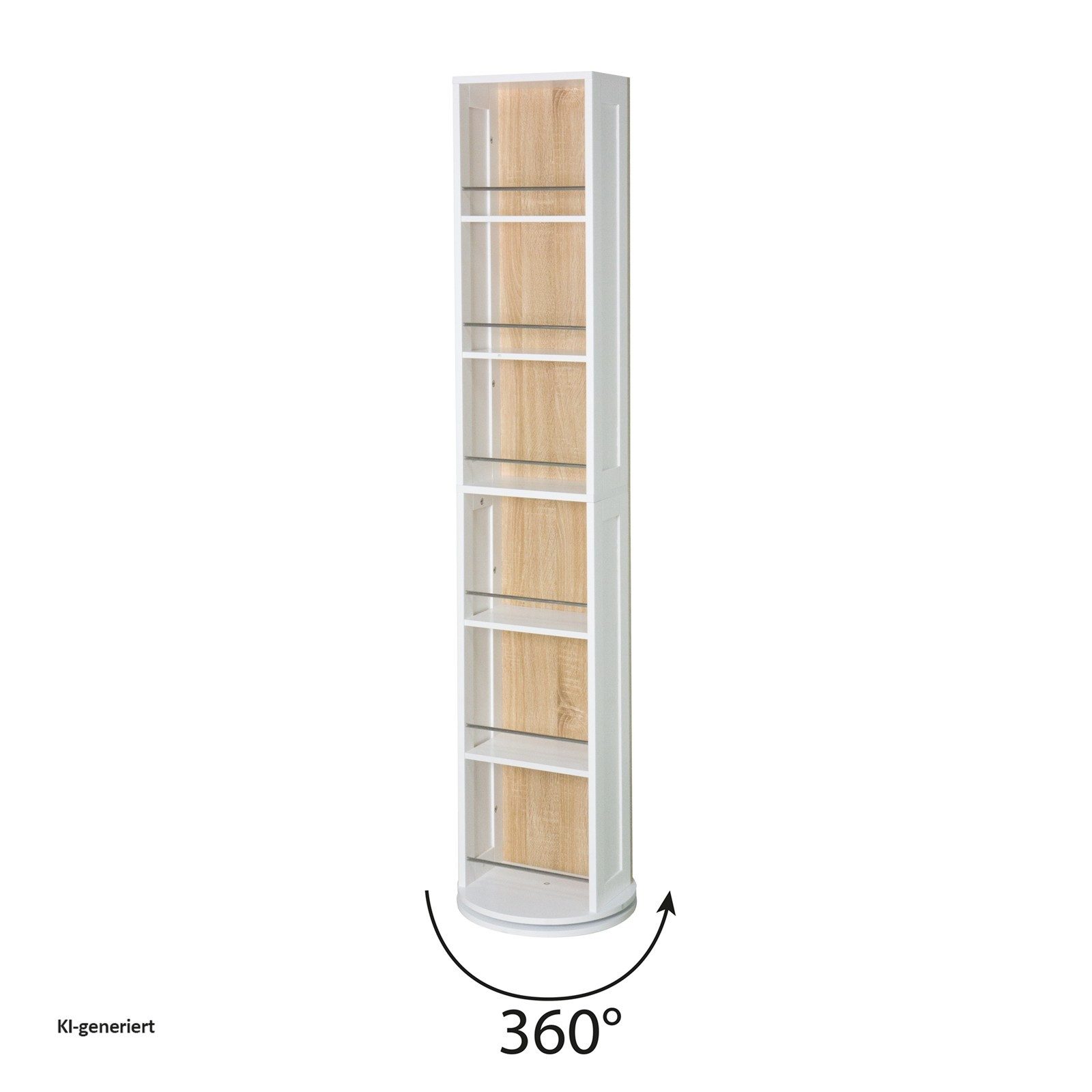 HTI-Living Ganzkörperspiegel Standspiegel mit Regal und Drehfunktion (Stück, 1-St., 1 Badregal), Badregal Badschrank