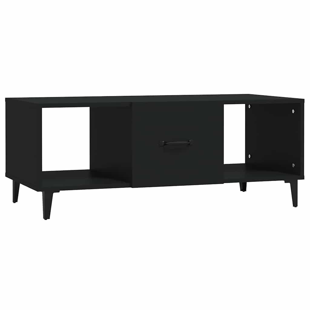 vidaXL Couchtisch Couchtisch Schwarz 102x50x40 cm Holzwerkstoff (1-St)