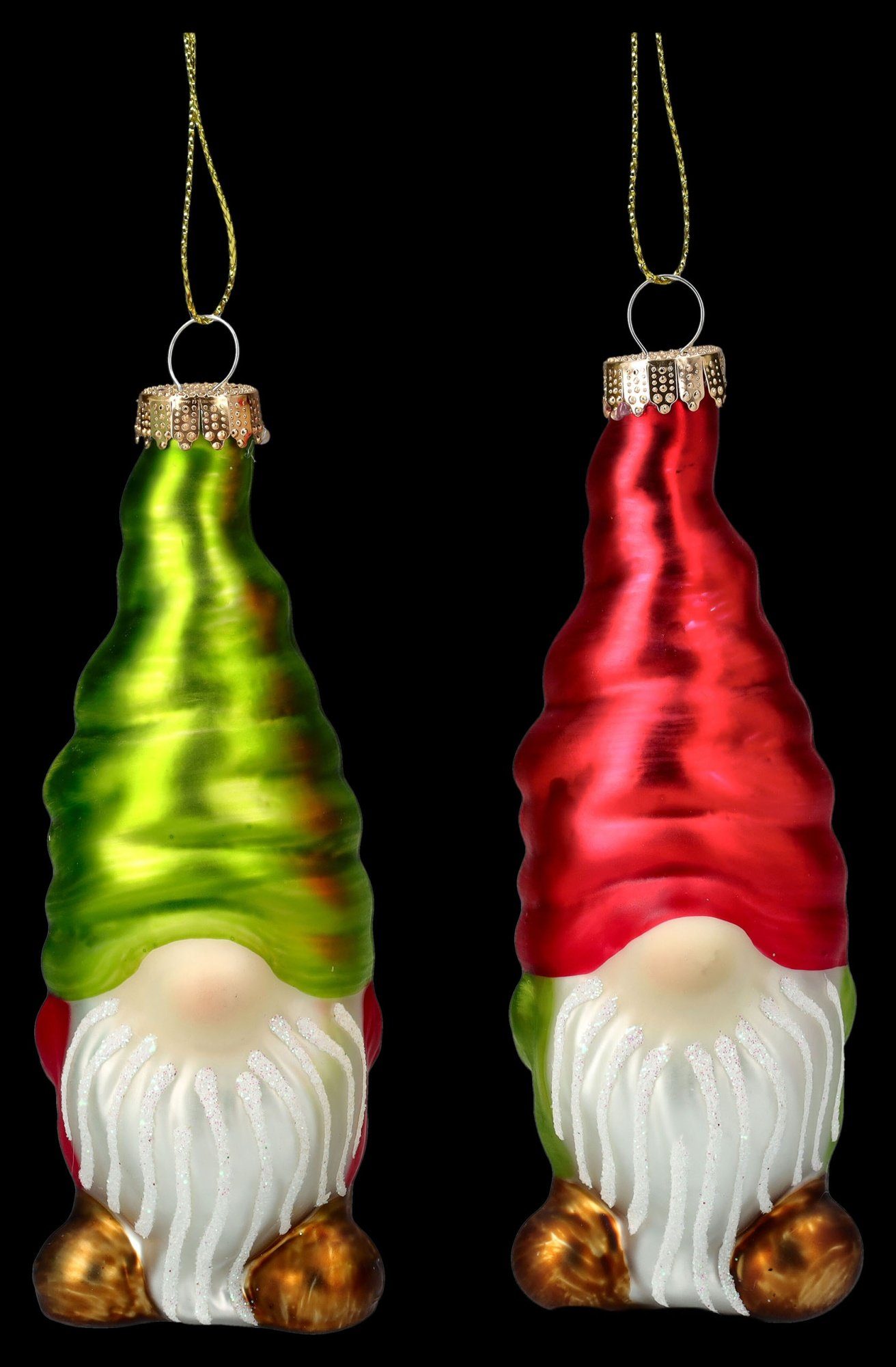 ᐅ Figuren Shop GmbH Christbaumschmuck Weihnachtskugeln 2er Set