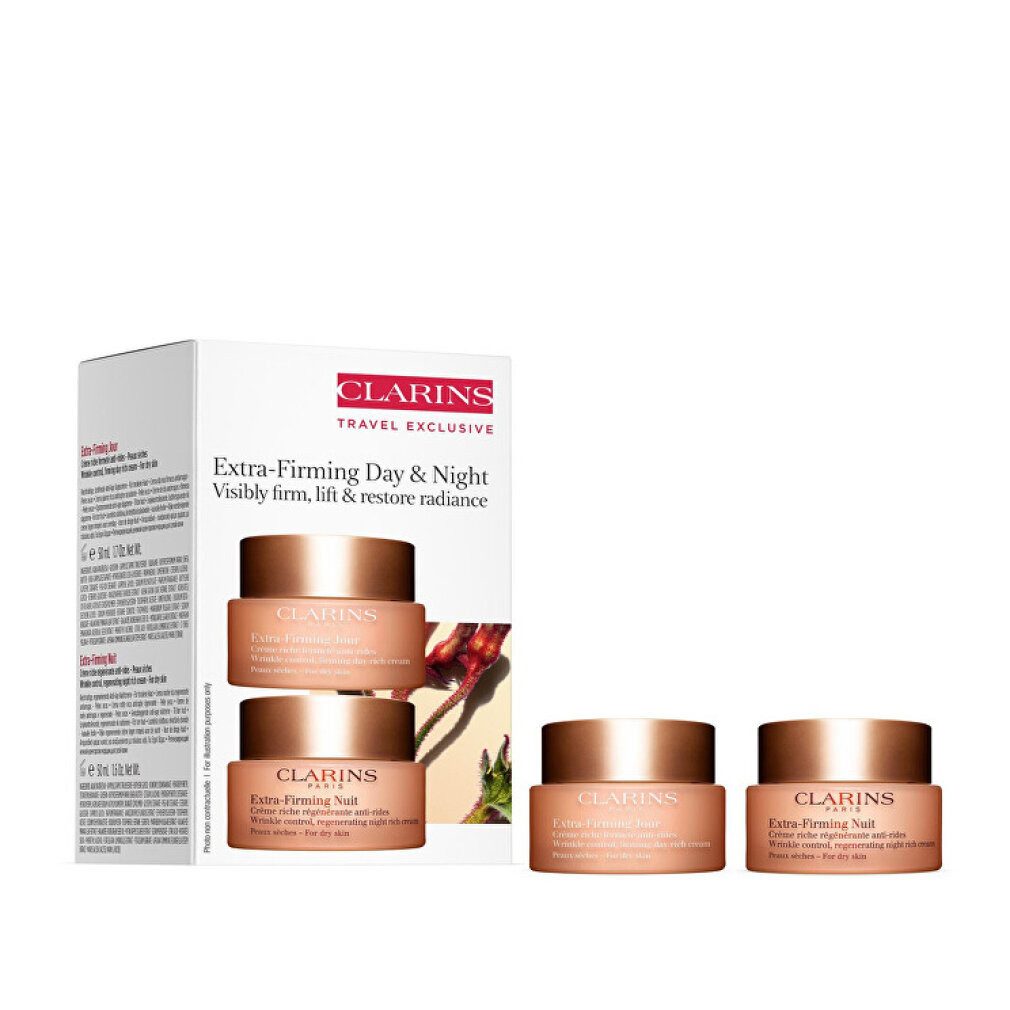 Clarins Hautpflege-Set Extra-Firming Day & Night Haut Care Geschenkset