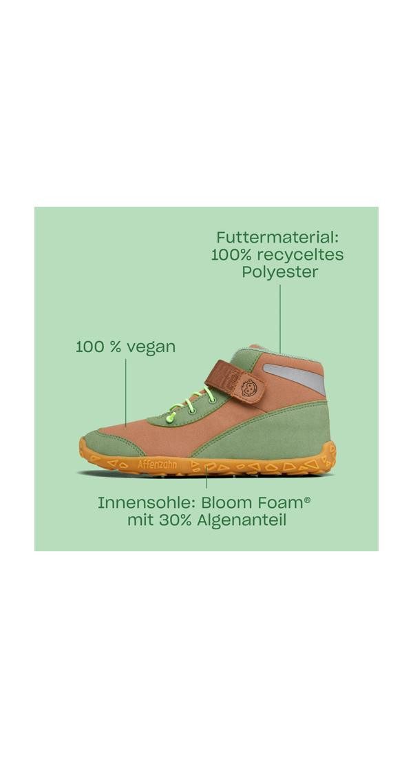 Affenzahn Mid Sneaker Vegan Dreamer Sneaker nach Barfußschuhprinzip