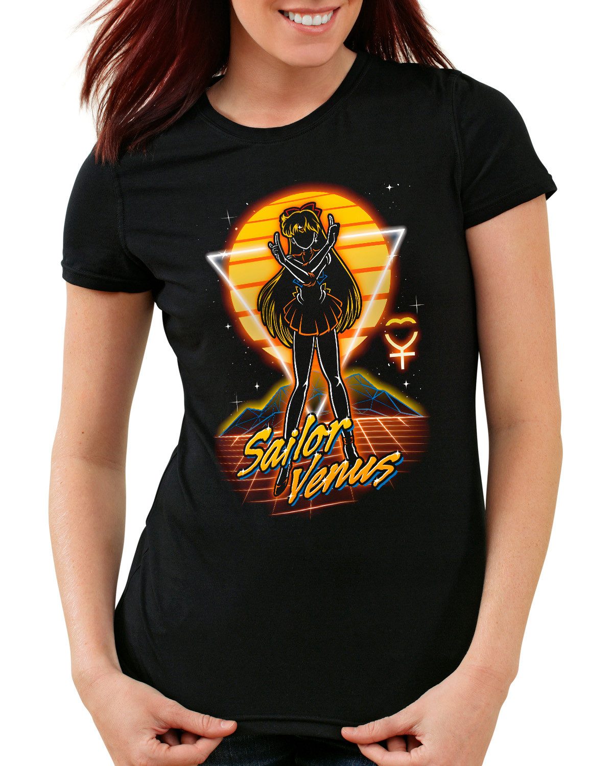 style3 T-Shirt Sailor Venus sailor moon anime manga cosplay crystal