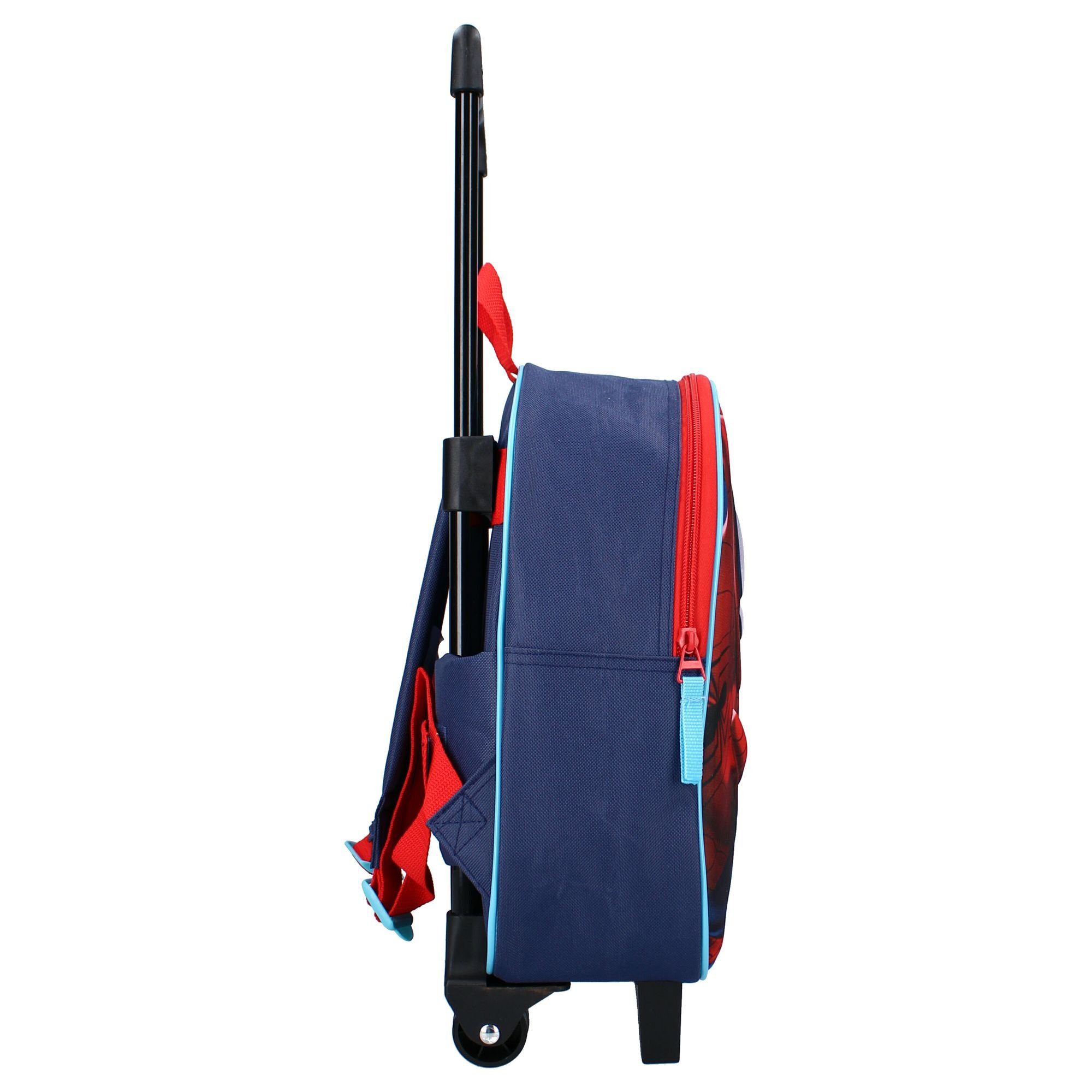 Spiderman Kindergartentasche Spiderman Trolley Kinderkoffer 32 cm Neu (3D)