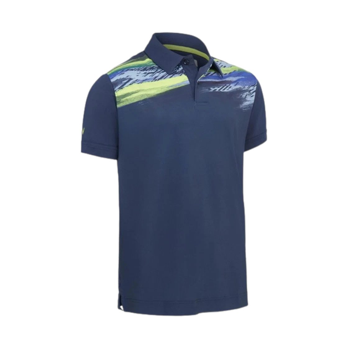 Callaway Poloshirt Callaway Golf Polo Active Textured Print Dunkelblau Herren