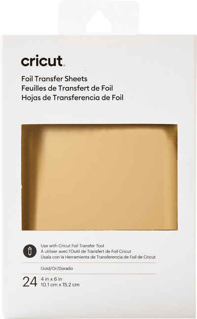 Cricut Dekorationsfolie Transferfolie Sheets Sampler, 15,2 cm x 10,1 cm 24 Blatt