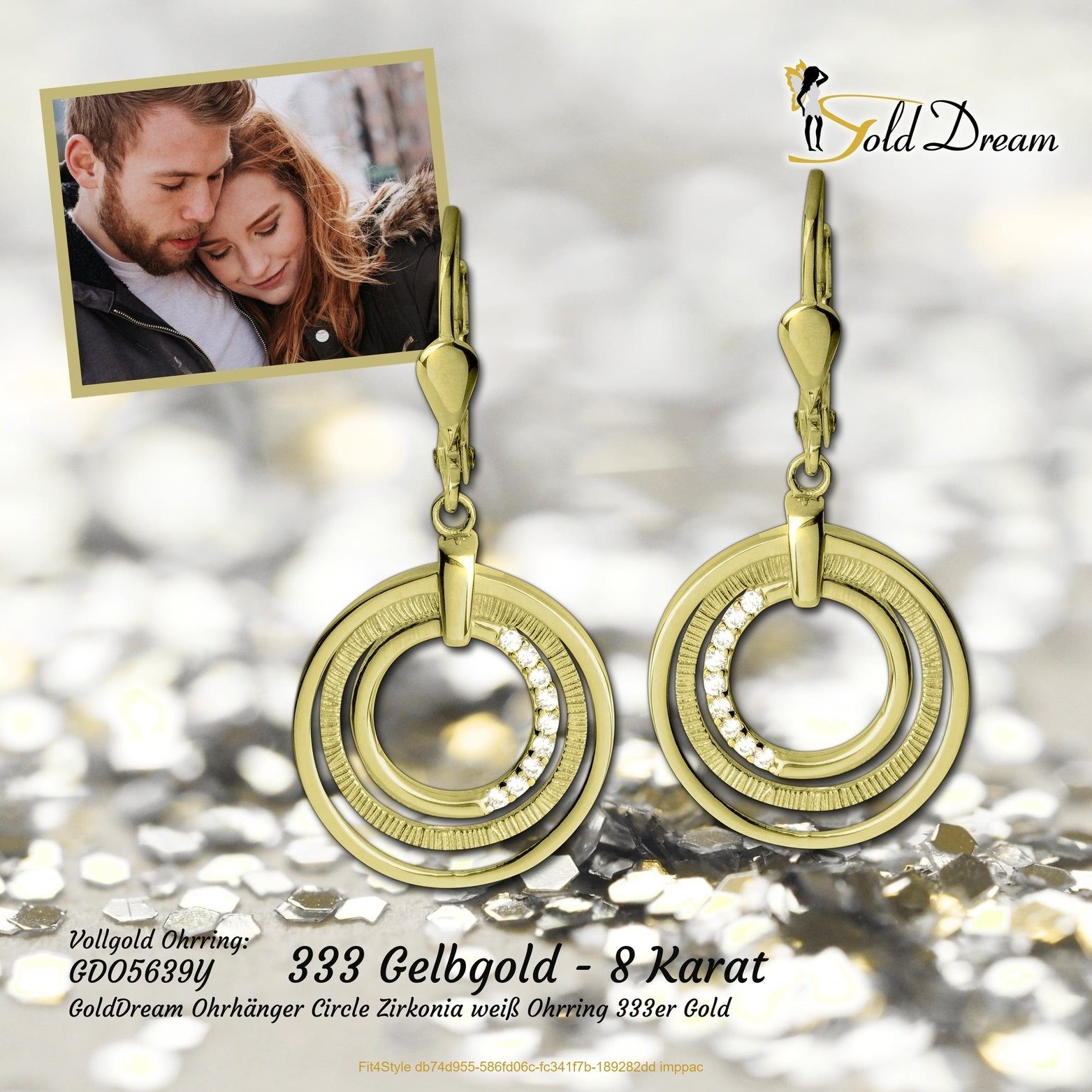 GoldDream Paar Ohrhänger GoldDream Damen Gold günstig online kaufen