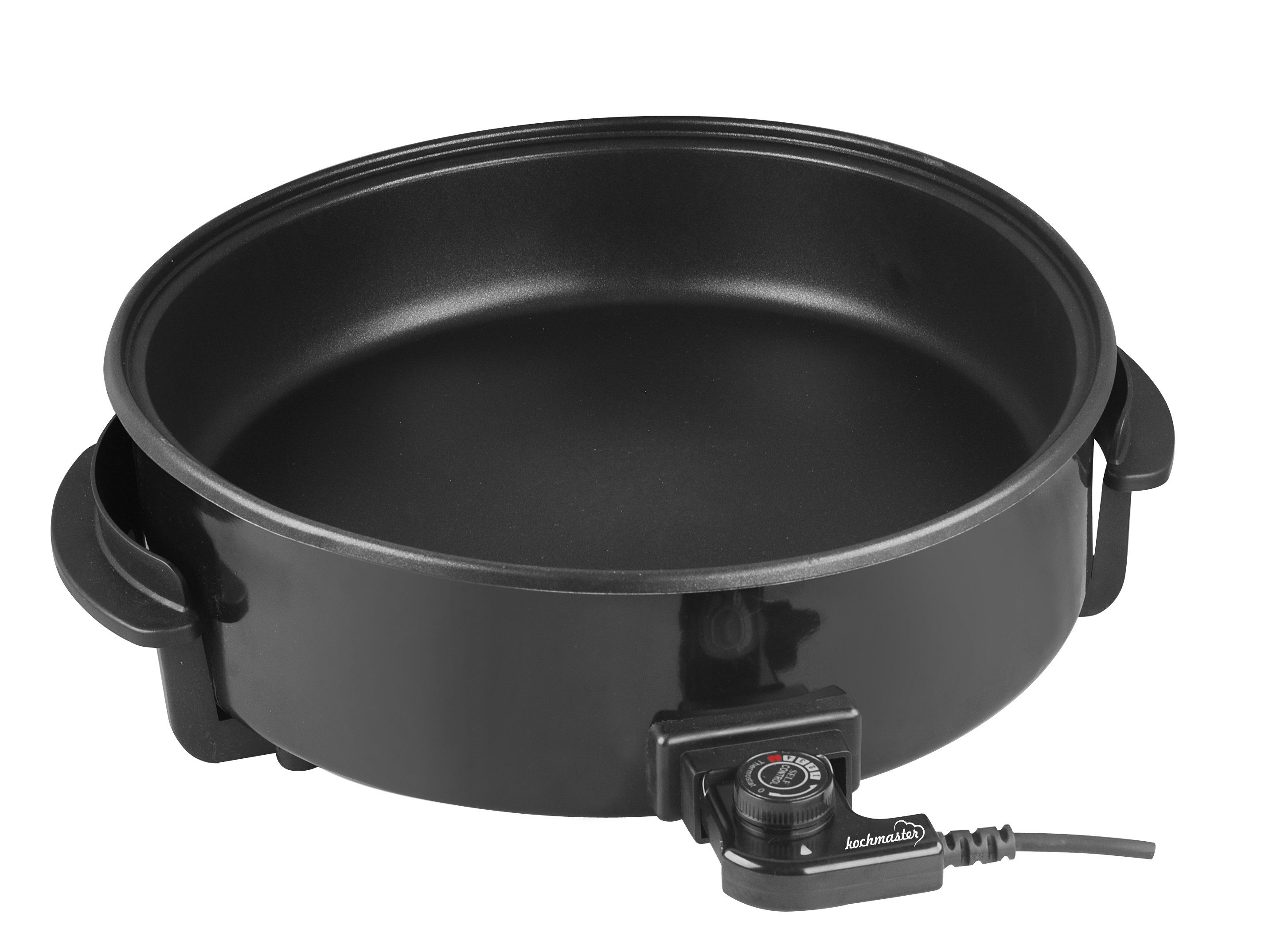 kochmaster Elektrische Pizzapfanne KOCHMASTER Multifunktionale Pizza Pfanne Delux 42 cm x 13 cm