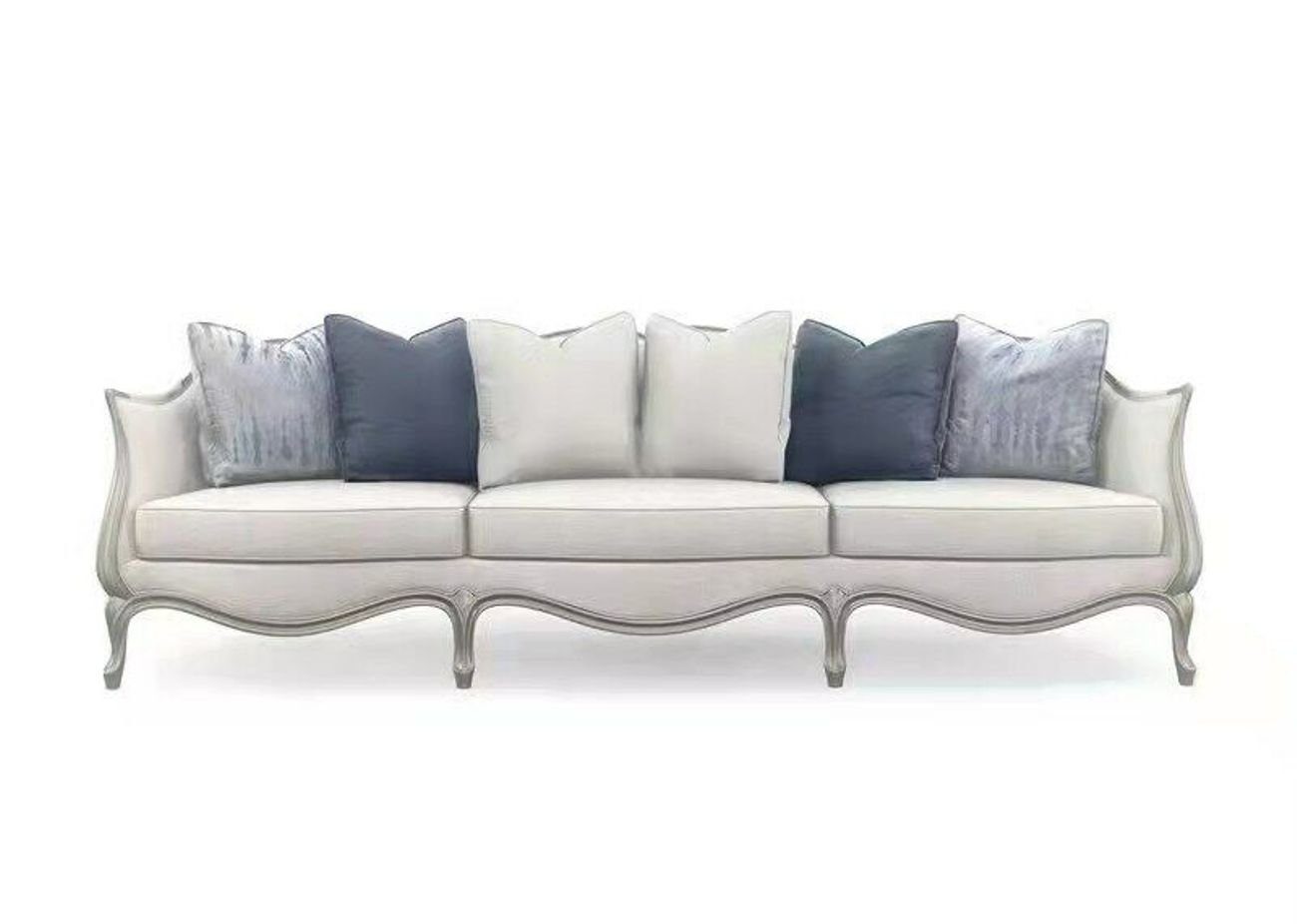 JVmoebel 3-Sitzer Design Sofa Couch Stoff Wohnzimmer Made Polster Sitzer 3 in Sofa Dreisitzer, Europe