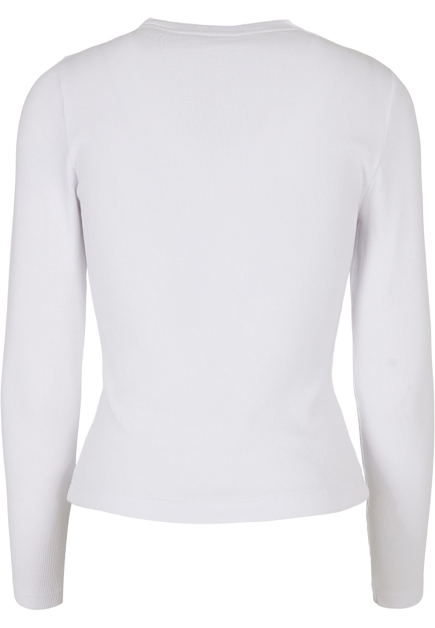 Karl Kani Langarmshirt Karl Kani Damen KW-LS012-002-01 SMALL SIGNATURE RIB LS WHITE (1-tlg)