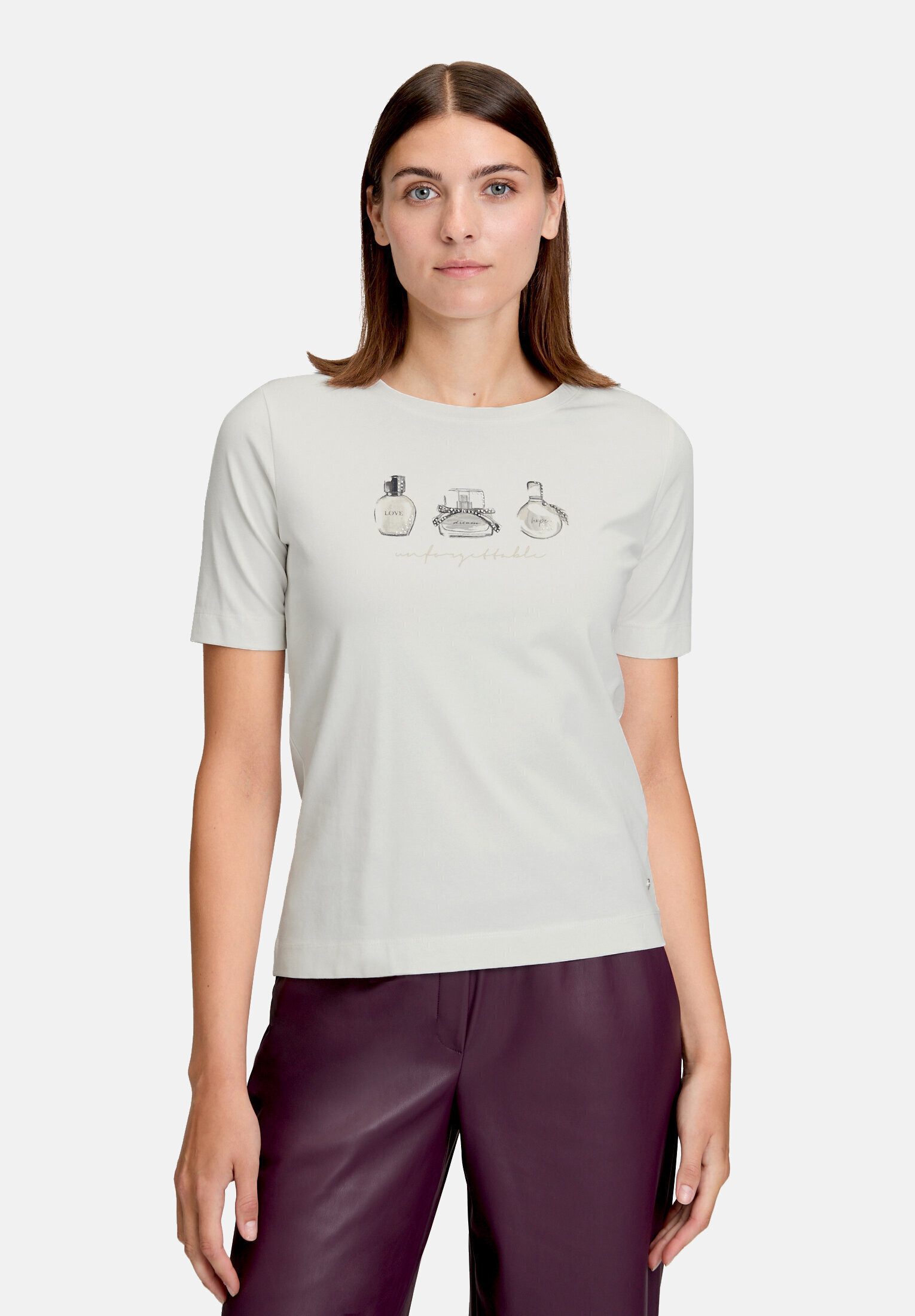 Betty&Co Kurzarmshirt Damen mit Print (1-tlg)