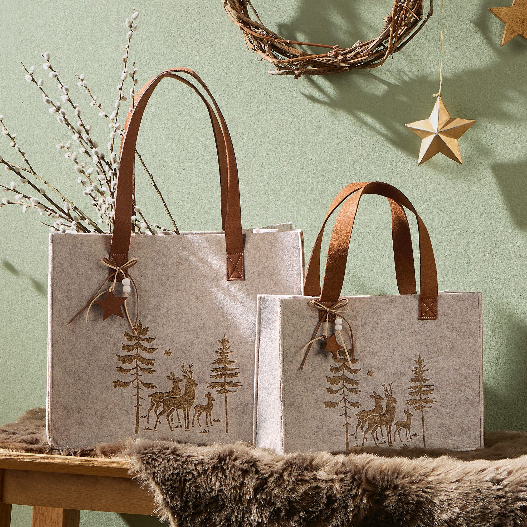 Tragetasche Filztasche, Uni günstig online kaufen