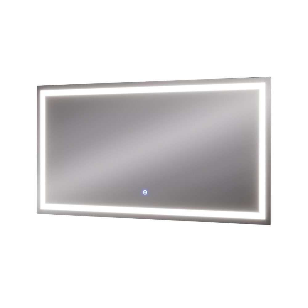 Vicco Badspiegel Miral, Glas, 50 x 100 cm mit Frontlight Beleuchtung günstig online kaufen