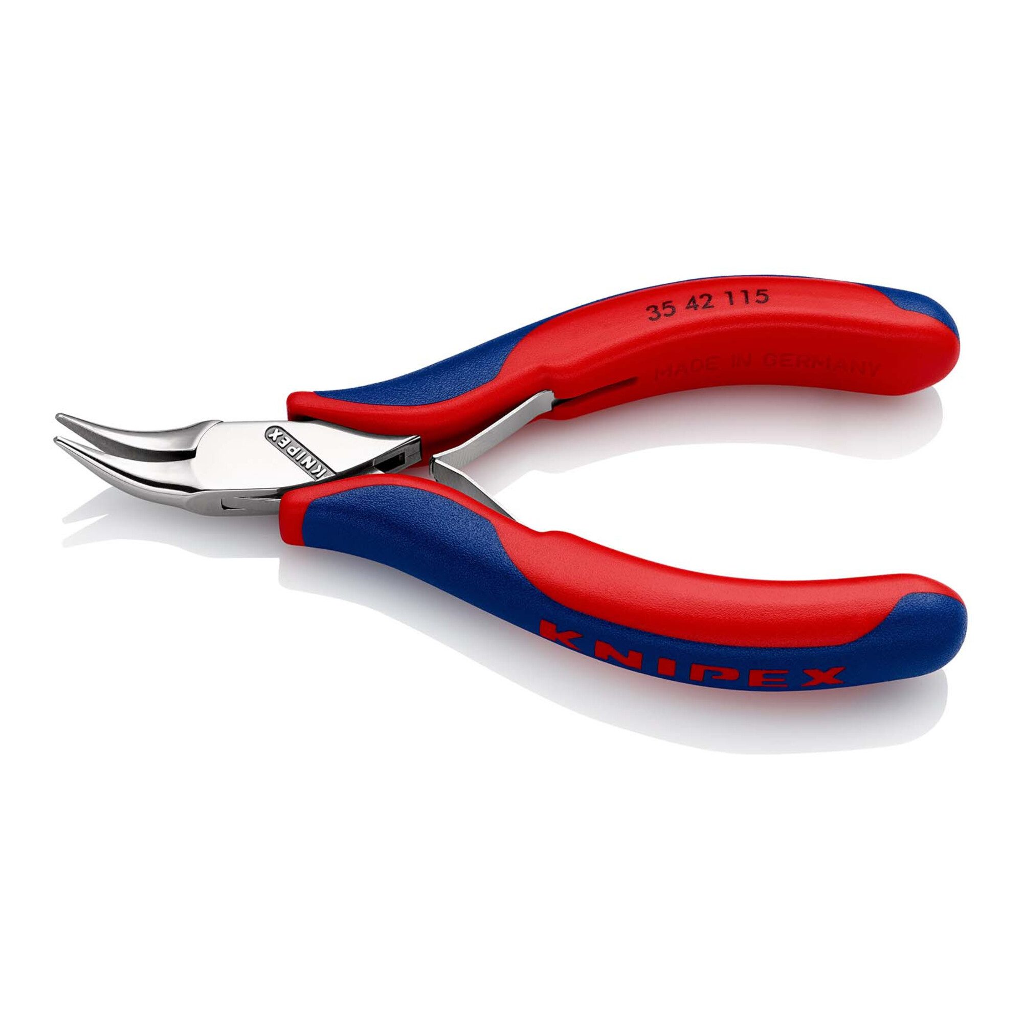 Knipex Kombizange KNIPEX 35 42 115 Elektronik-Greifzange mit durchgestecktem Gelenk mit