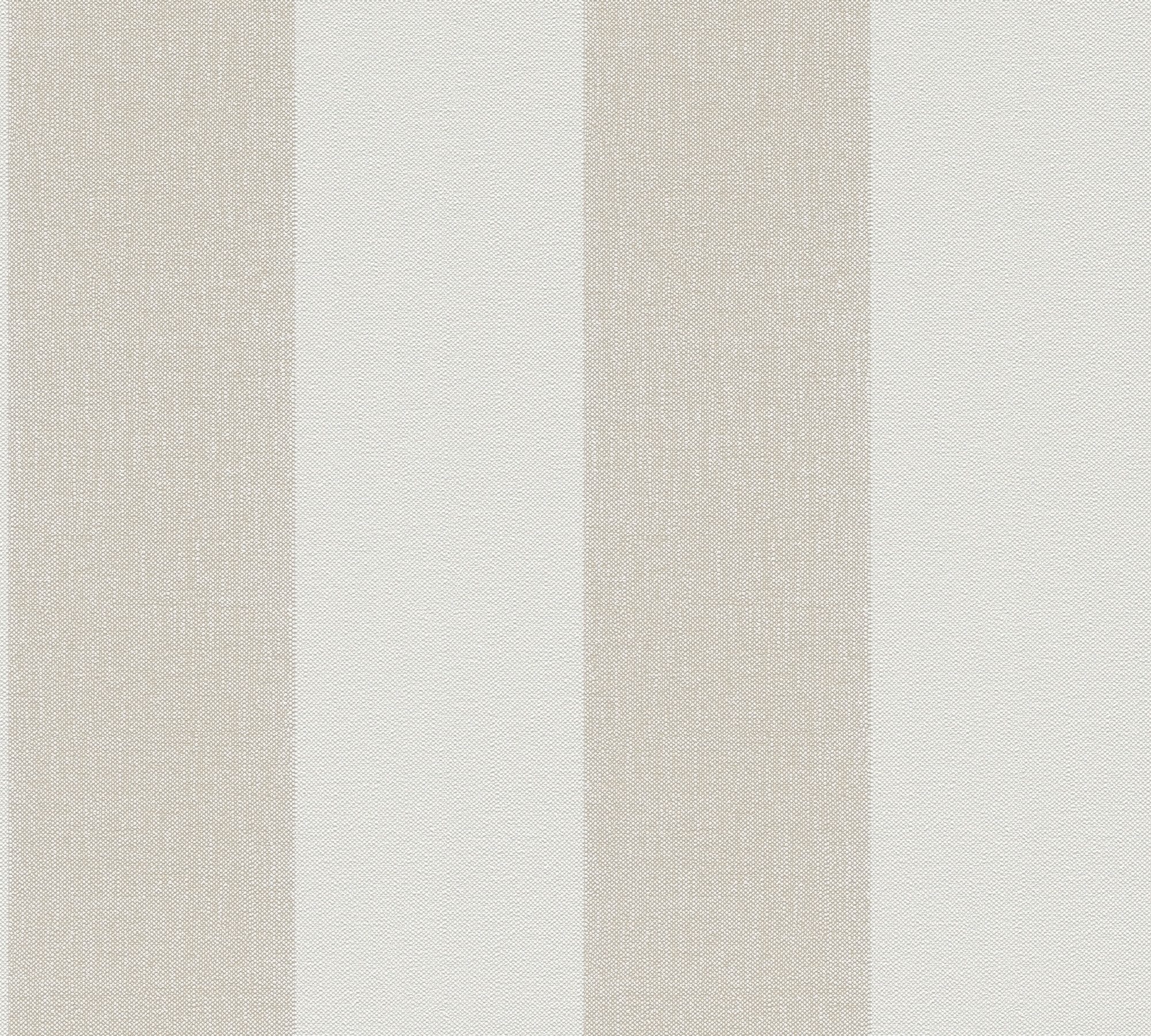 A.S. Création Vliestapete Pure Elegance Streifen Tapete Mustertapete gestreift Landhaus, strukturiert, matt, (1 St), Vliestapete minimalistisch für Schlafzimmer Küche Wohnzimmer Streifen