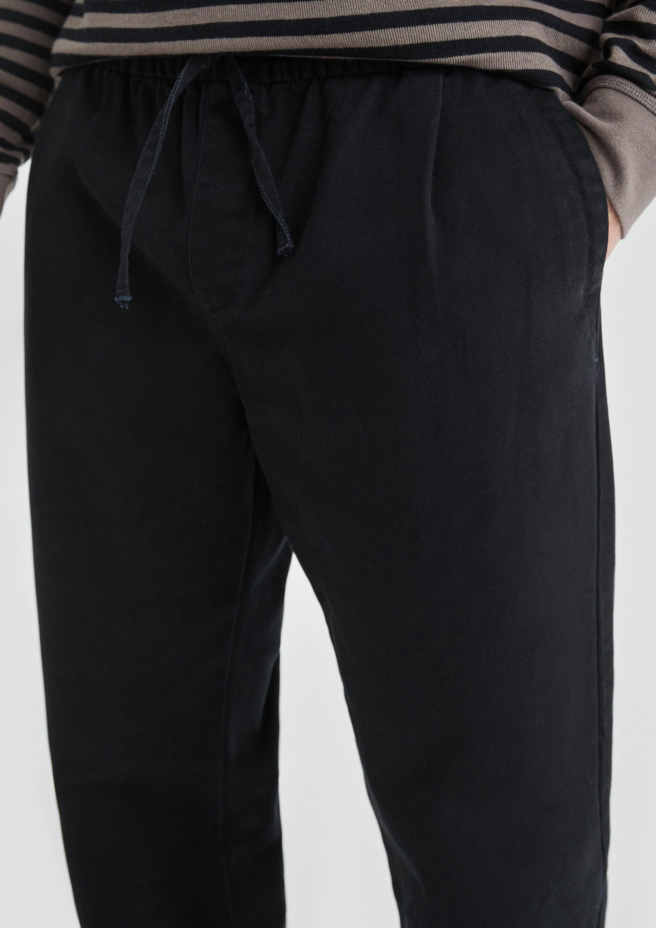 QS Chinos Hose Jogger aus Baumwolltwill