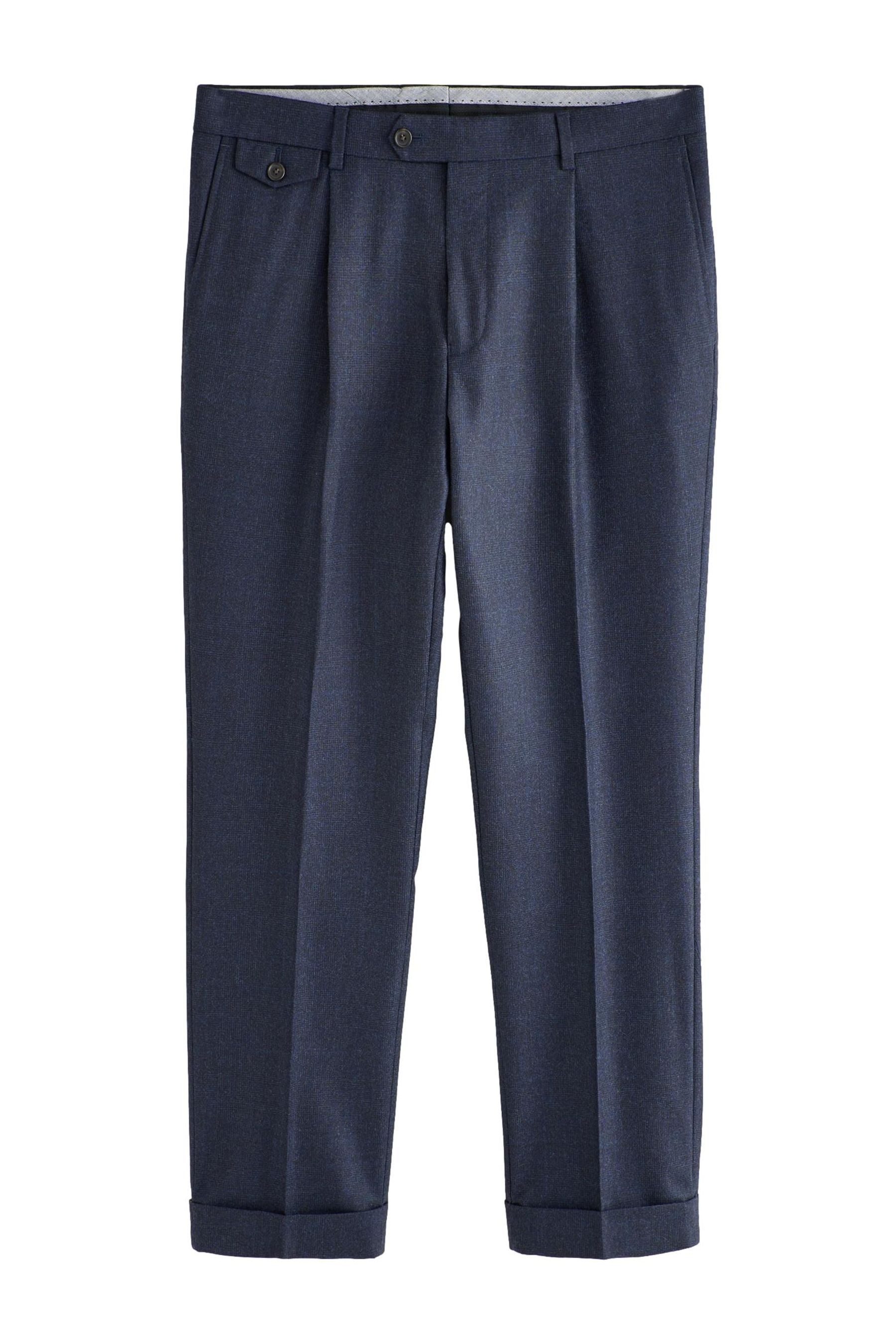 Next Anzughose Signature karierte Tailored Fit Flanell-Anzughose (1-tlg)