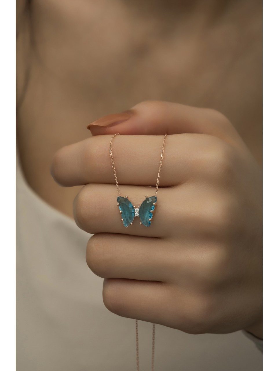 Nisan Kette und Anhänger Set, 925 Sterling Silber Schmetterling Halskette – günstig online kaufen