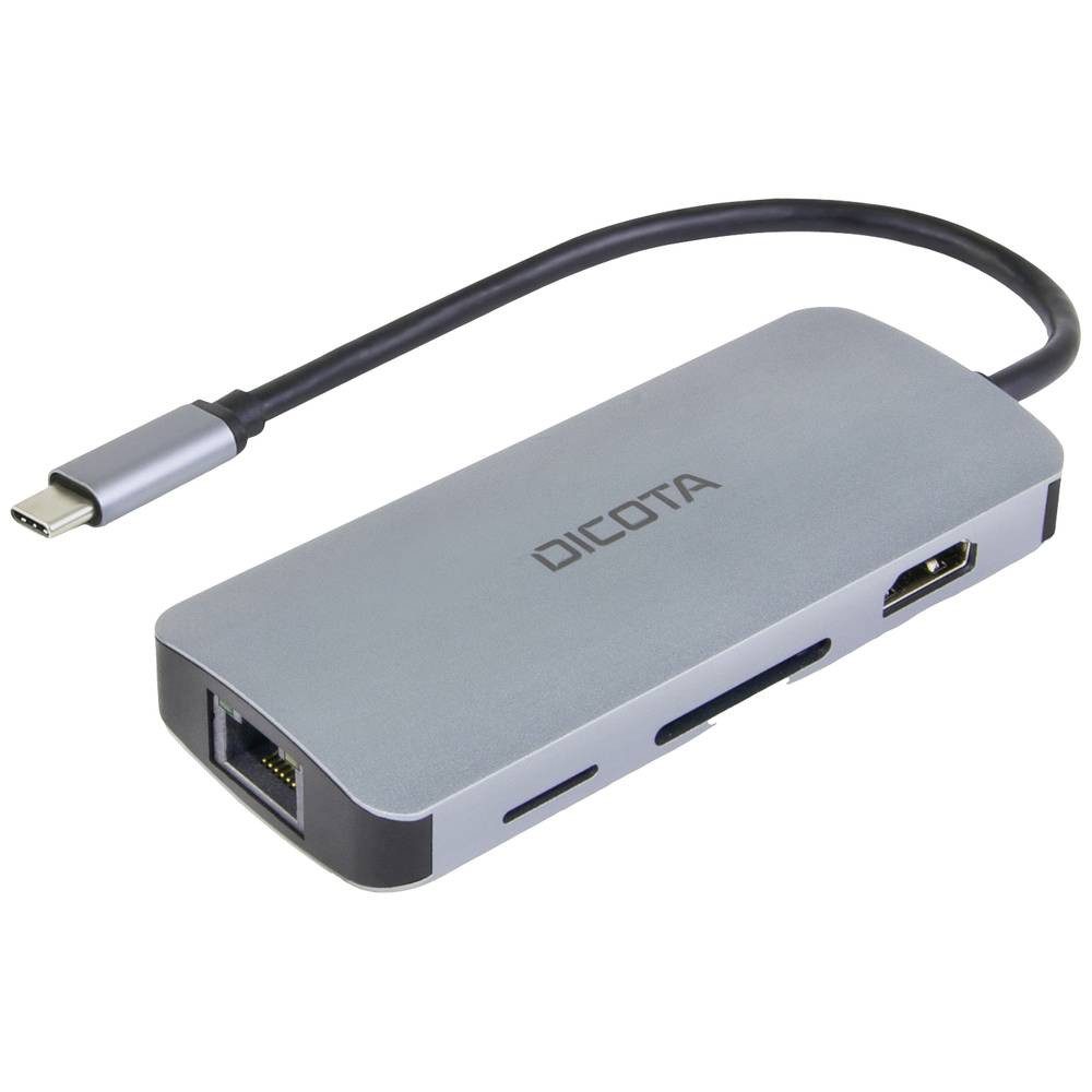DICOTA Laptop-Dockingstation USB-C® (USB 3.2 Gen 2) Multiport Hub D32062
