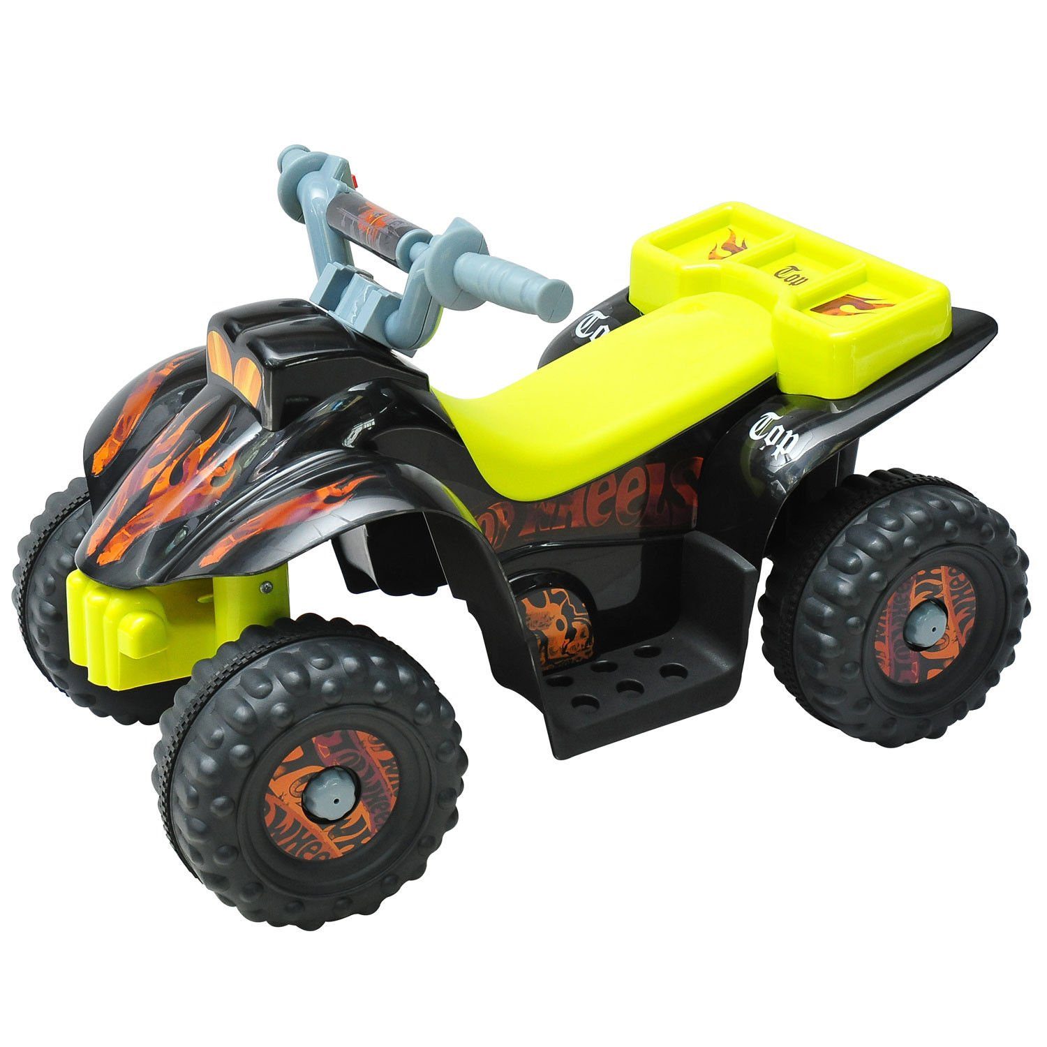 HOMCOM Kinderquad, Quad Gelb Motorrad Kinderquad Kinderauto gelb-schwarz Elektro-Kinderquad ATV Elektrisch Elektroquad