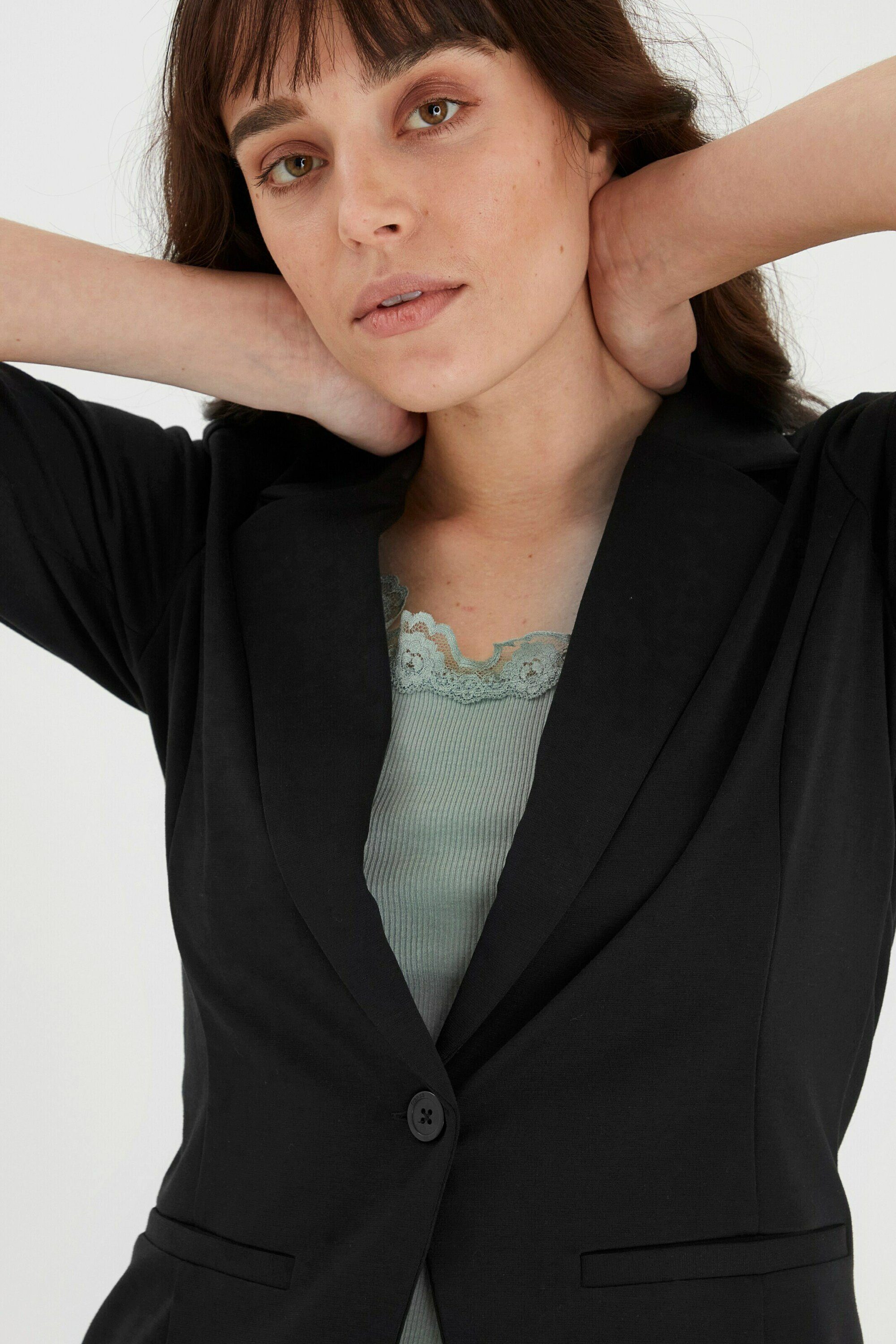 fransa Kurzblazer (1-tlg) Falten