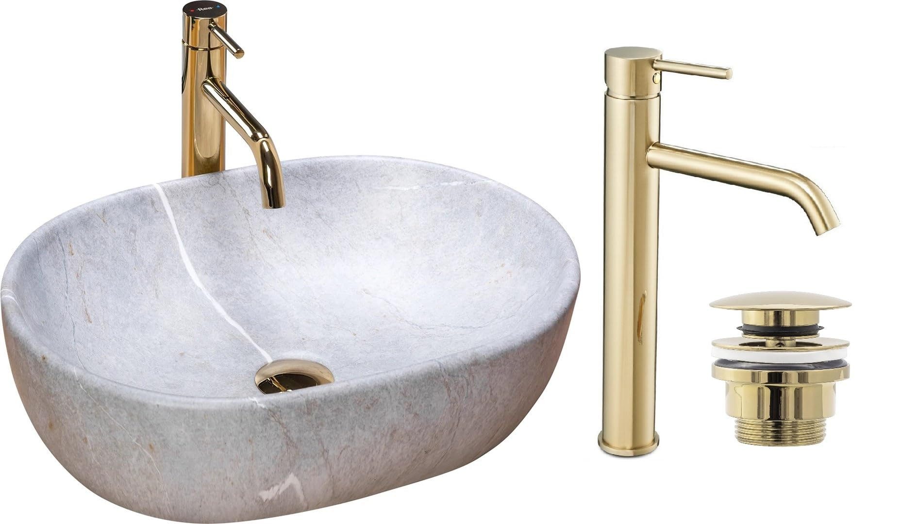 GTM Design Aufsatzwaschbecken AMELIA Modern Waschbecken günstig online kaufen