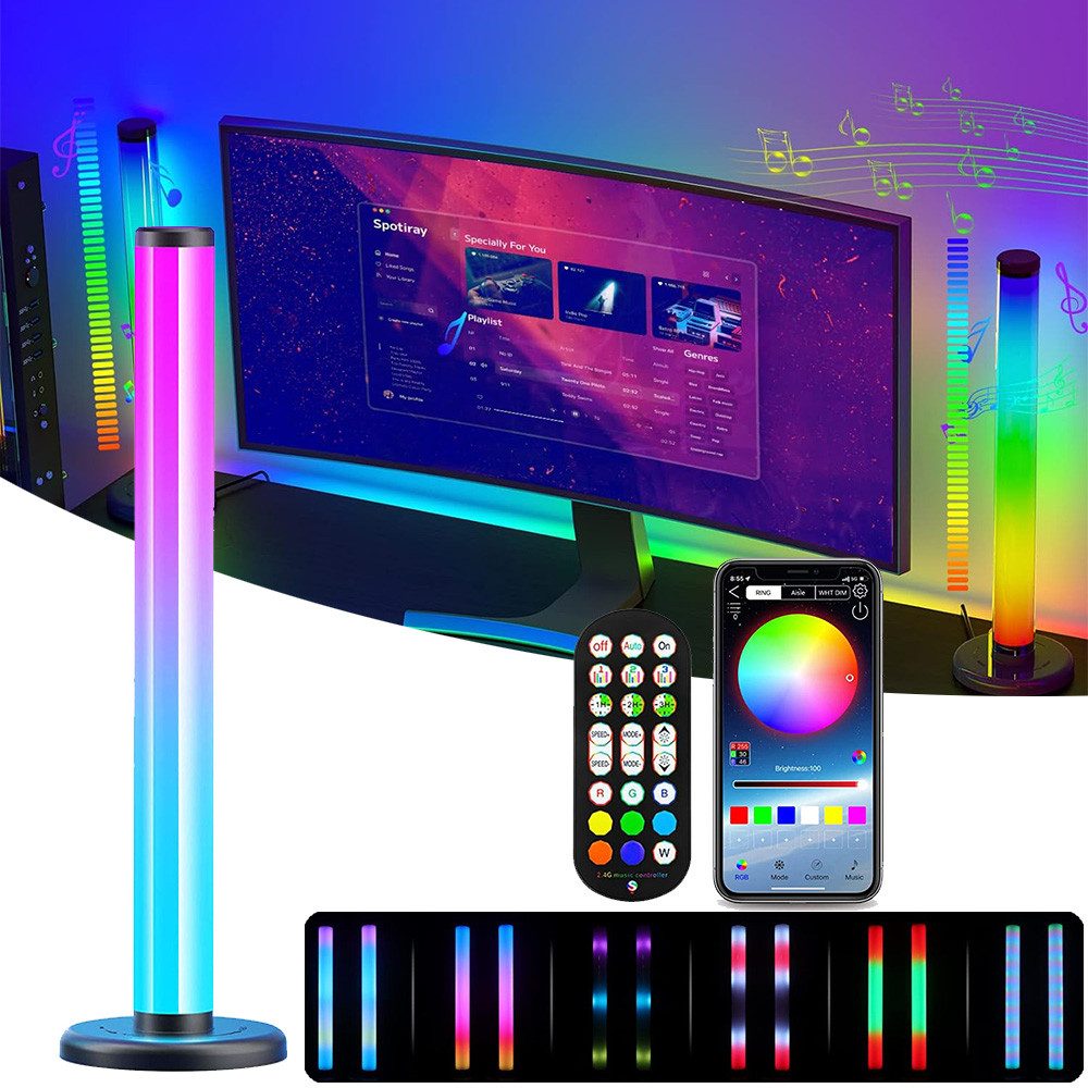 LED-Streifen Smart Lightbar RGB Lampe TV Hintergrundbeleuchtung Musik Sync Gaming