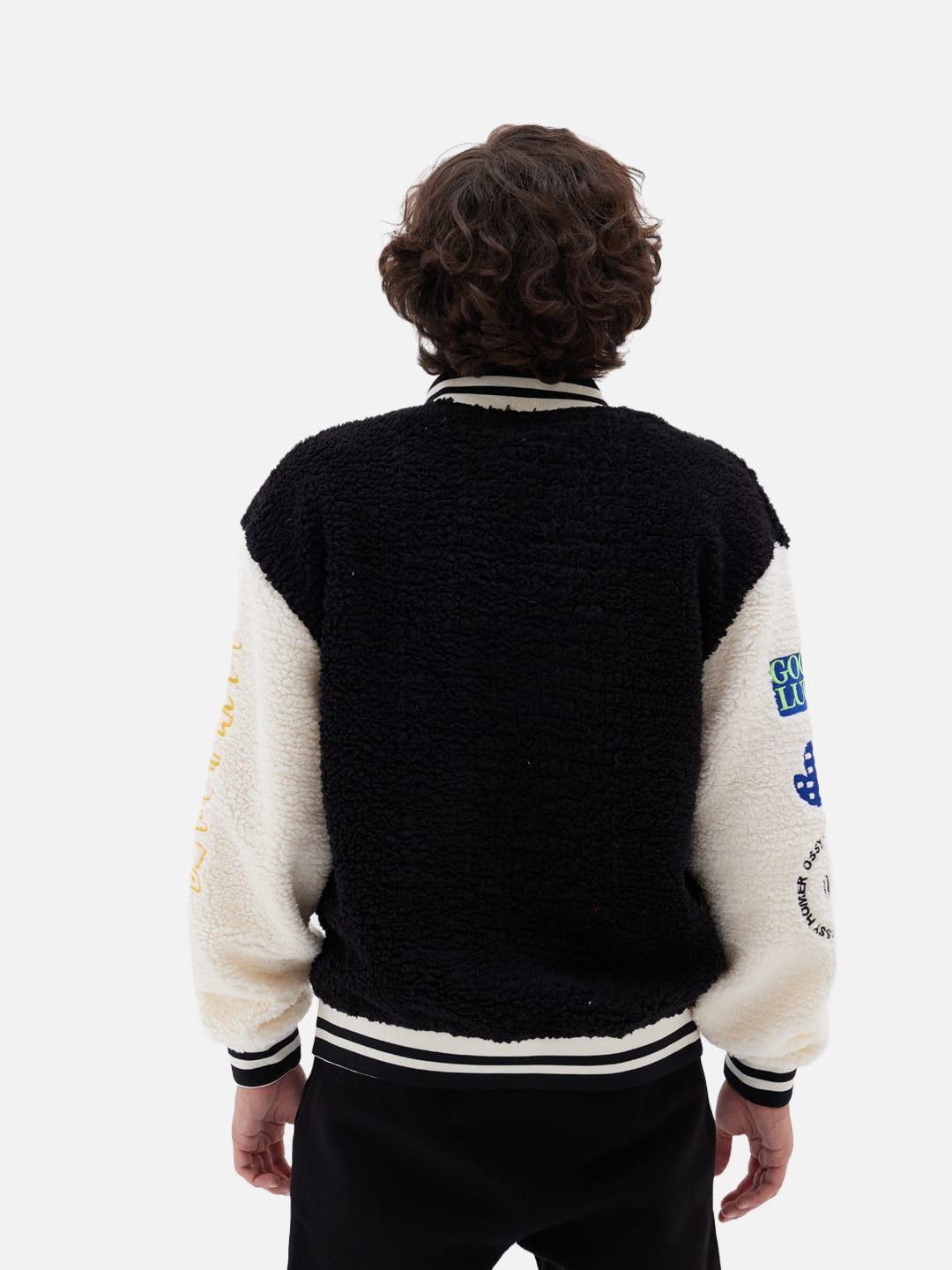 OSSY HOMER Collegejacke College Jacke Teddy Y Oversize Jacket