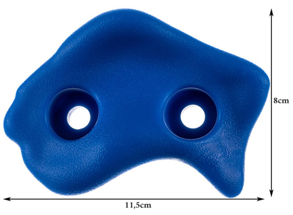 KRUZZEL Kletterwand Klettersteine Griffe für Kinder, (Spar-Set, 10-St., Geschicklichkeit), Rutschfeste Oberfläche für mehr Griffkraft bei jeder Witterung