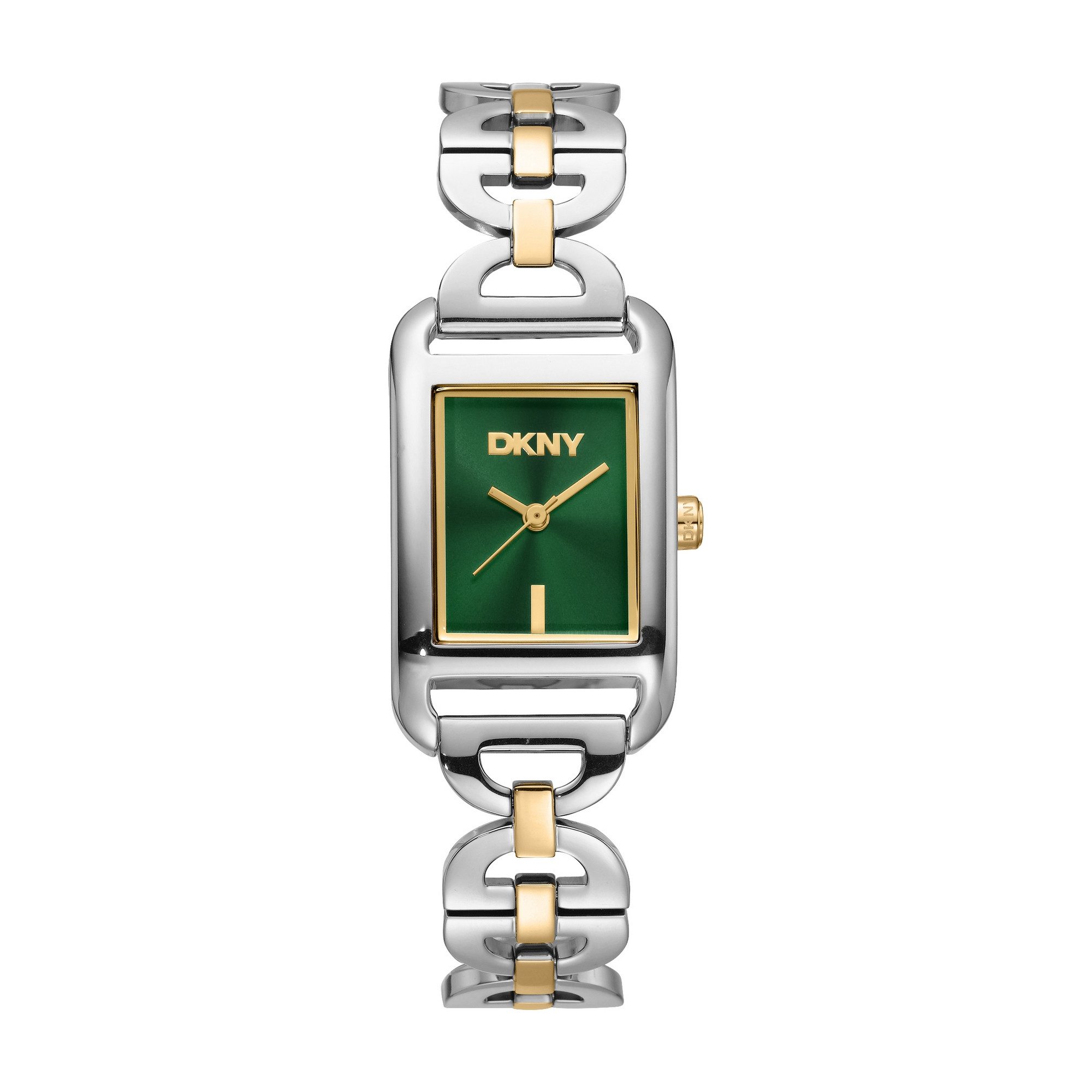 DKNY Quarzuhr Open Link square Watch DK1L142M0265, Armbanduhr, Damenuhr, Edelstahlarmband, analog